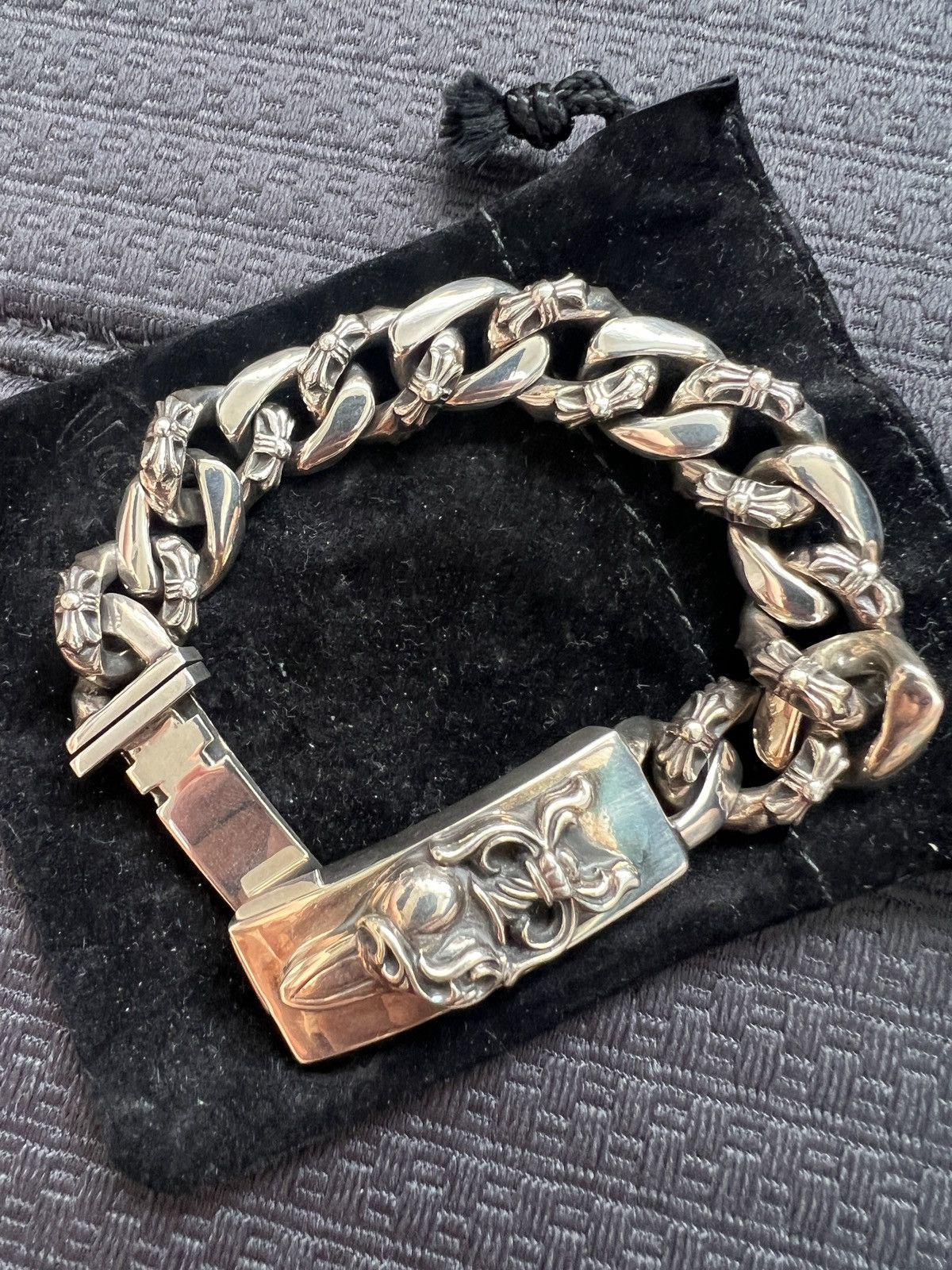 Chrome Hearts Chrome Hearts dragger hearts bracelet Size ONE SIZE - 8 Thumbnail