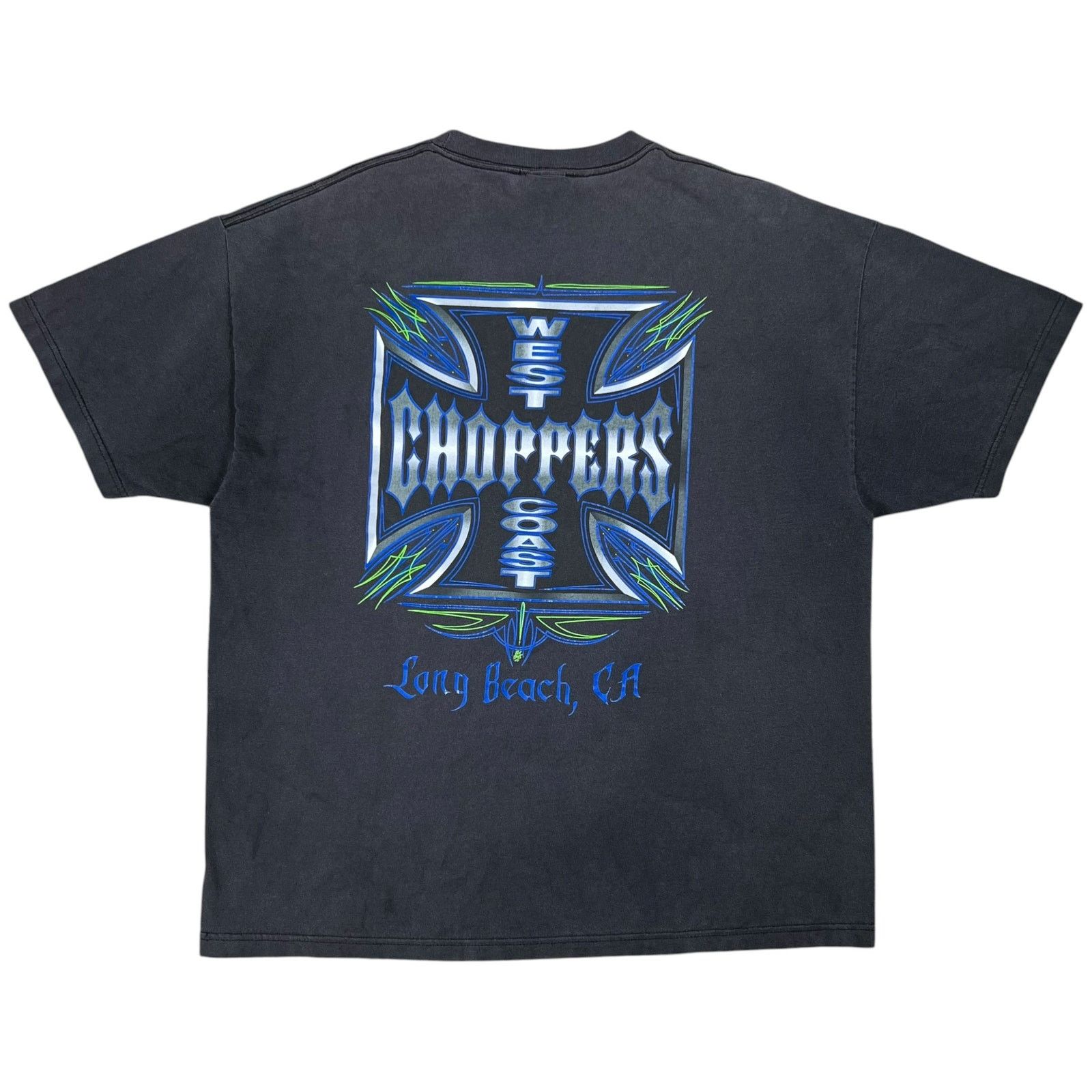 Vintage × West Coast Choppers Vintage Y2K West Coast Choppers Jesse James faded biker tee Size US XL / EU 56 / 4 - 6 Thumbnail