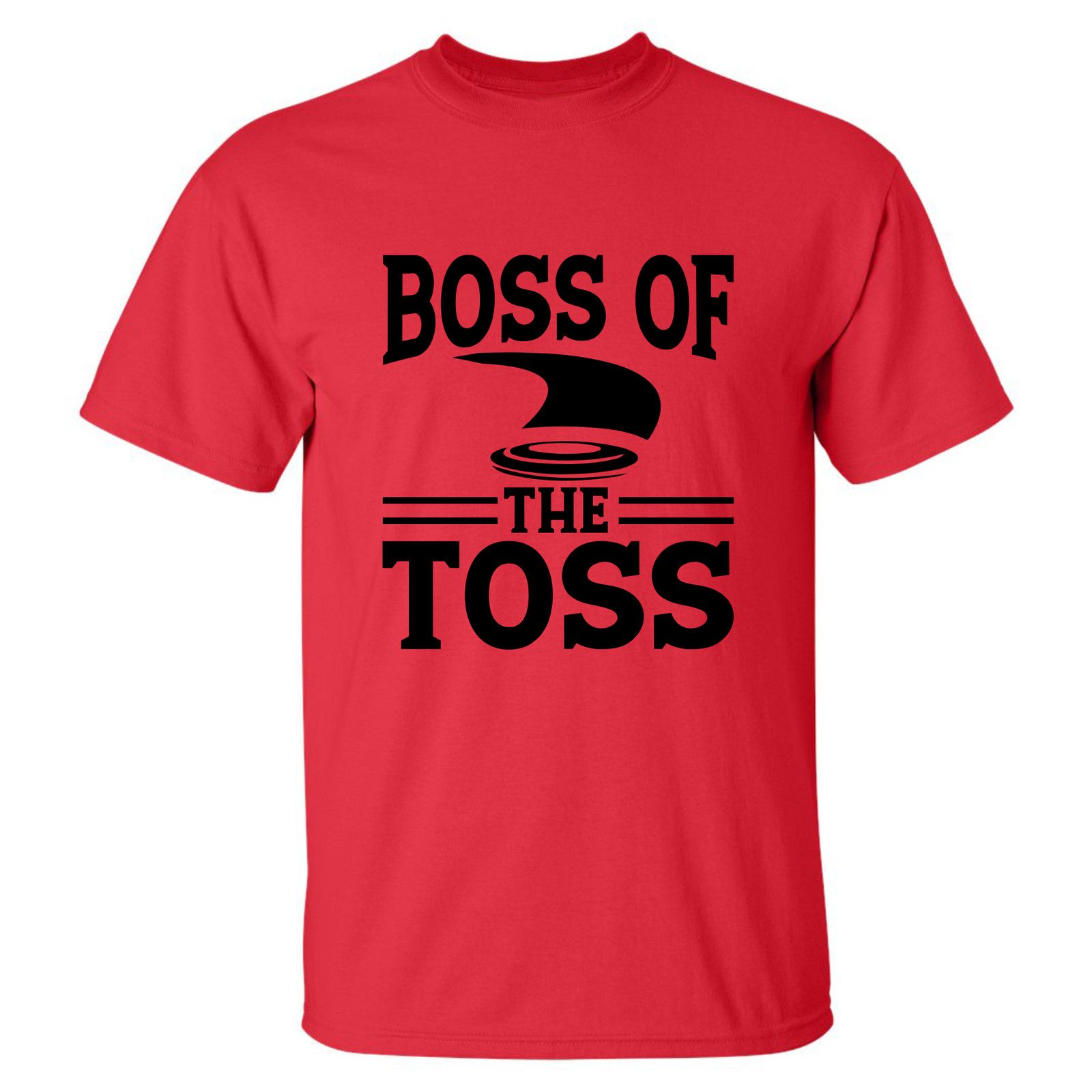 Gildan Disc Golf Shirt BOSS of the TOSS Mens Discgolfing T-Shirt Size US L / EU 52-54 / 3 - 8 Thumbnail