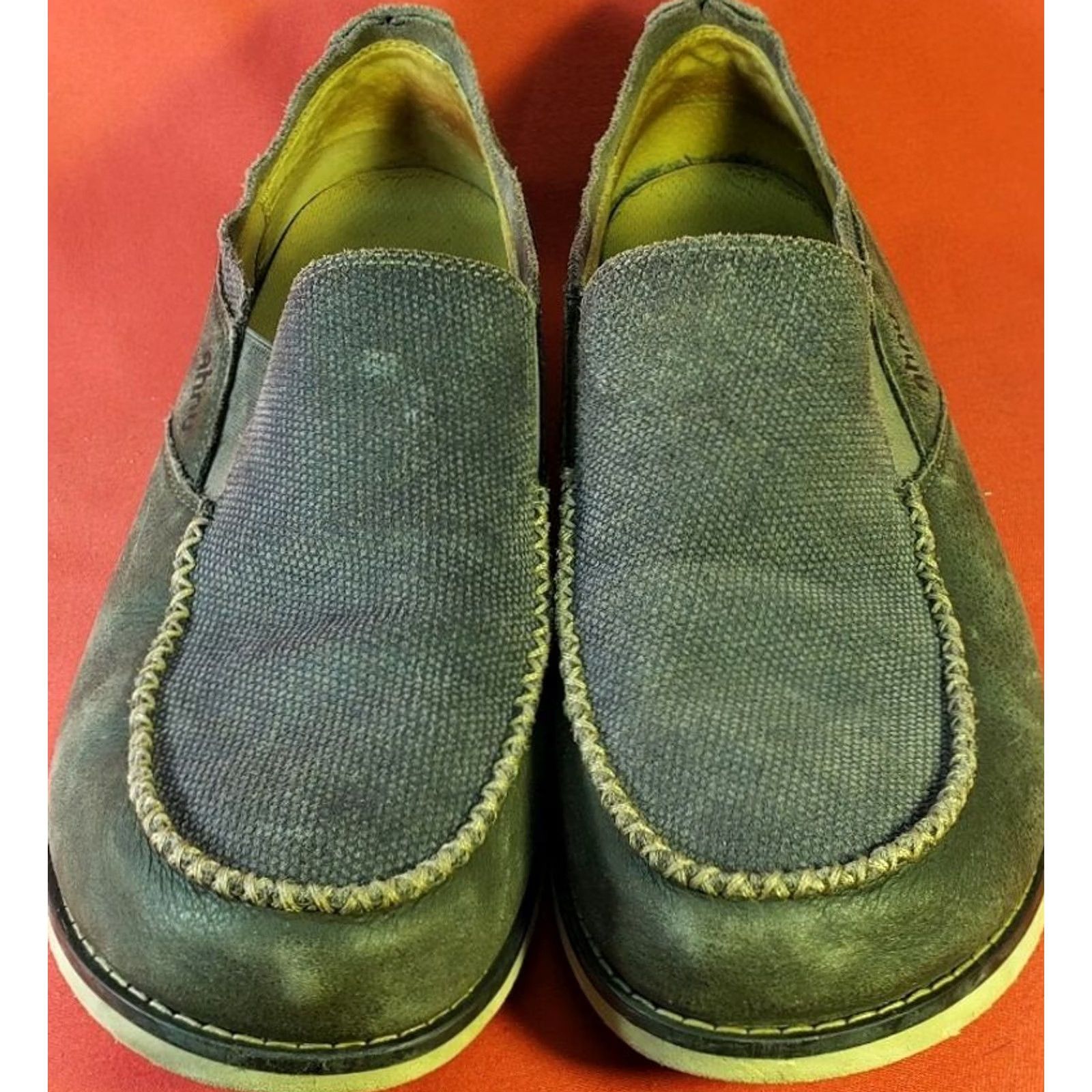 Vintage Ahnu Loafers Brown Suede Nylon Slip On Men's Size 11.5 EUR 45 Jack II Size US 12 / EU 45 - 3 Thumbnail