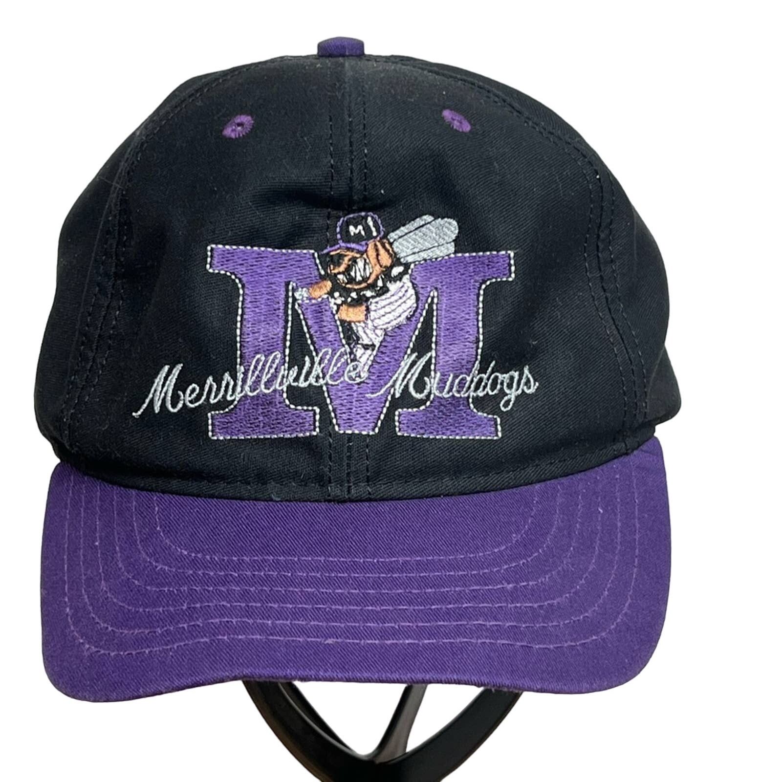 Vintage VINTAGE 1995 Merrillville Muddogs Game Hat Cap Made In USA Size ONE SIZE - 1 Thumbnail