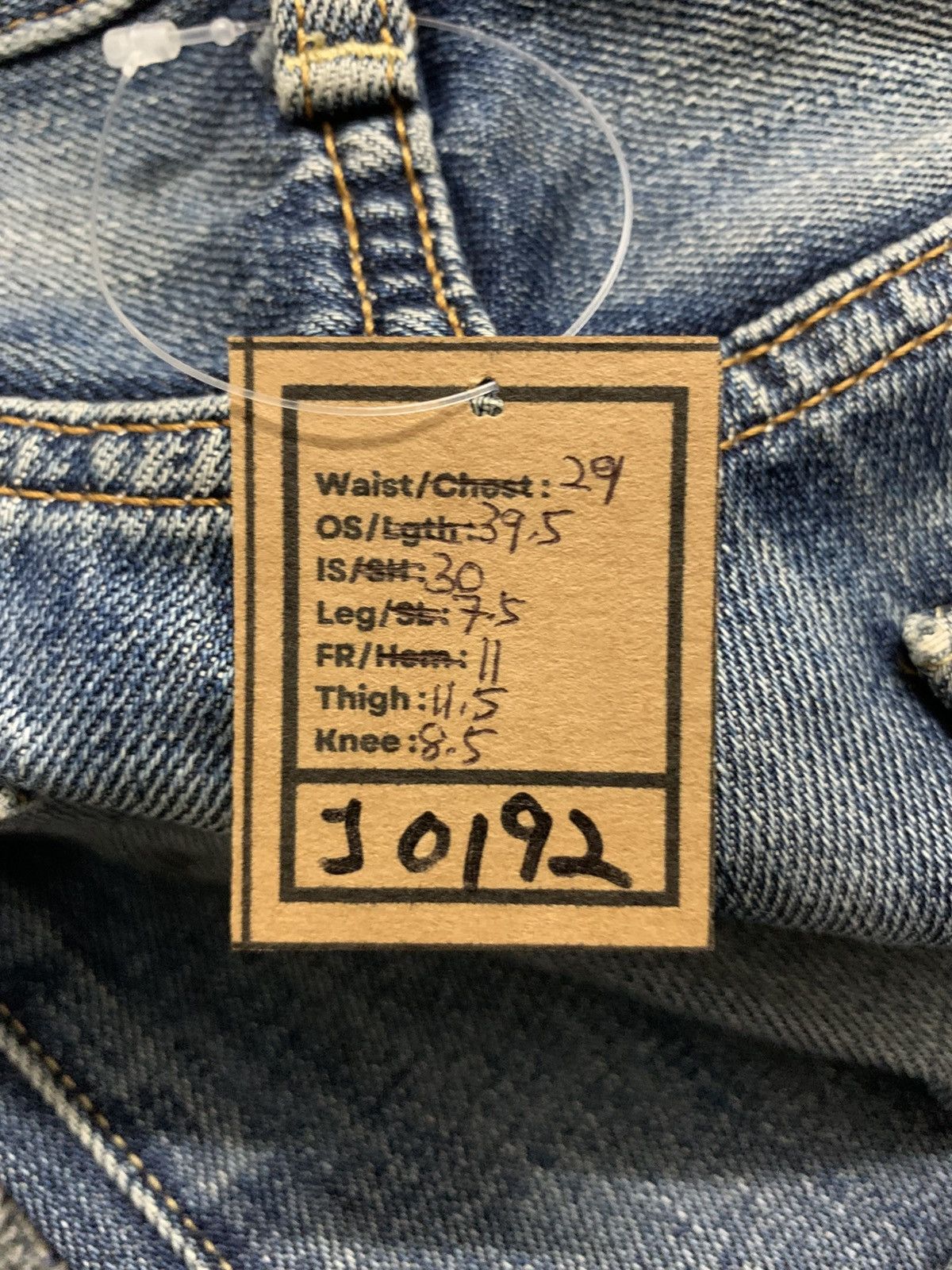 Japanese Brand Vintage Uniqlo Faded Blue Washed Denim W29x30 Size US 29 - 13 Thumbnail
