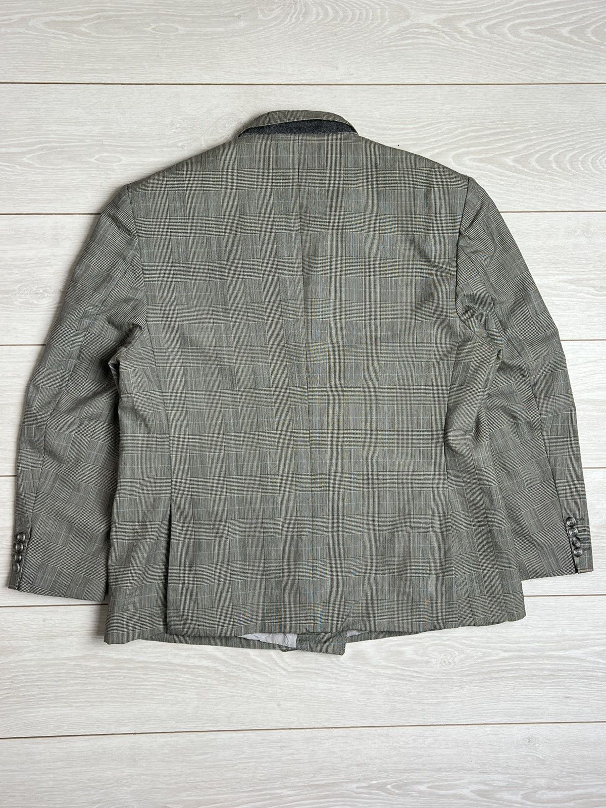 Christian Dior Monsieur Vintage Christian Dior Monsieur Glen Plaid Wool Suit 46S Size 46S - 13 Thumbnail