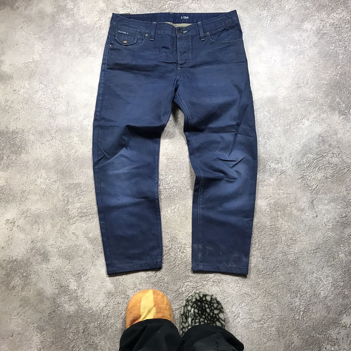Vintage Vintage G-Star Japan Distressed Low Rise Flared Jeans 90s 34 Size US 34 / EU 50 - 2 Thumbnail