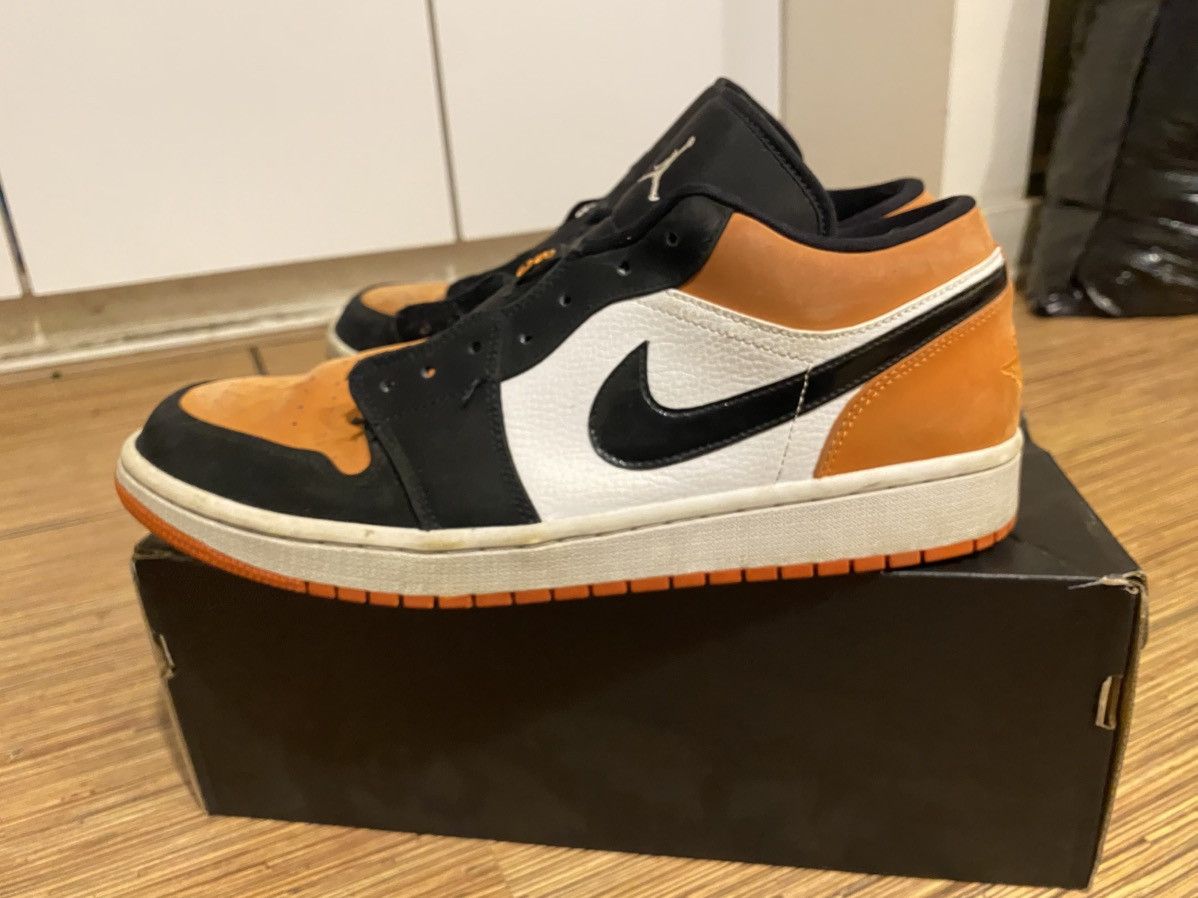 Jordan Brand × Nike Air Jordan Low 1 - Shattered Backboard - Orange/Black Size US 12 / EU 45 - 1 Thumbnail