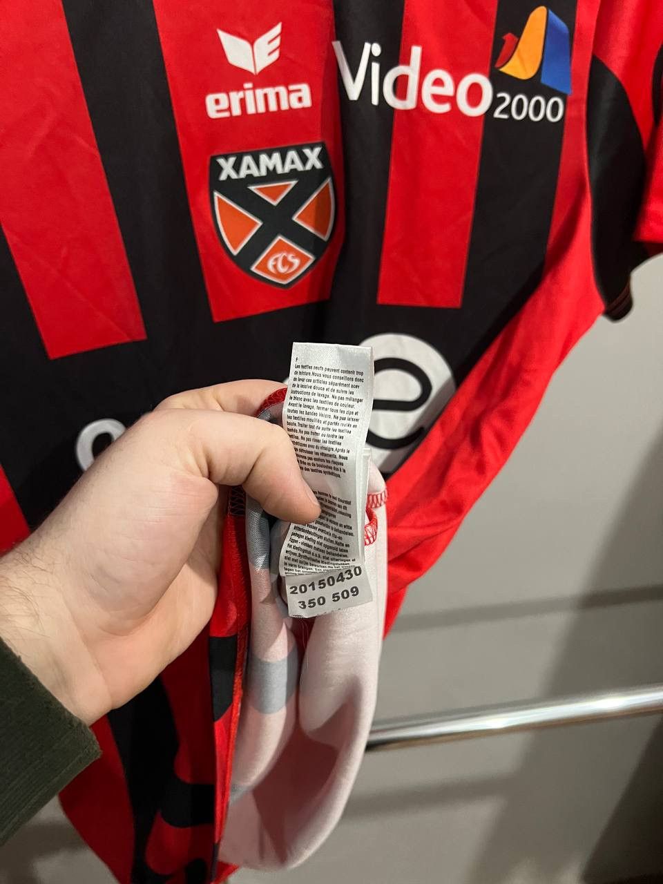 Erima 2015/16 NEUCHATEL XAMAX HOME SOCCER JERSEY FOOTBALL SHIRT S Size US S / EU 44-46 / 1 - 11 Thumbnail