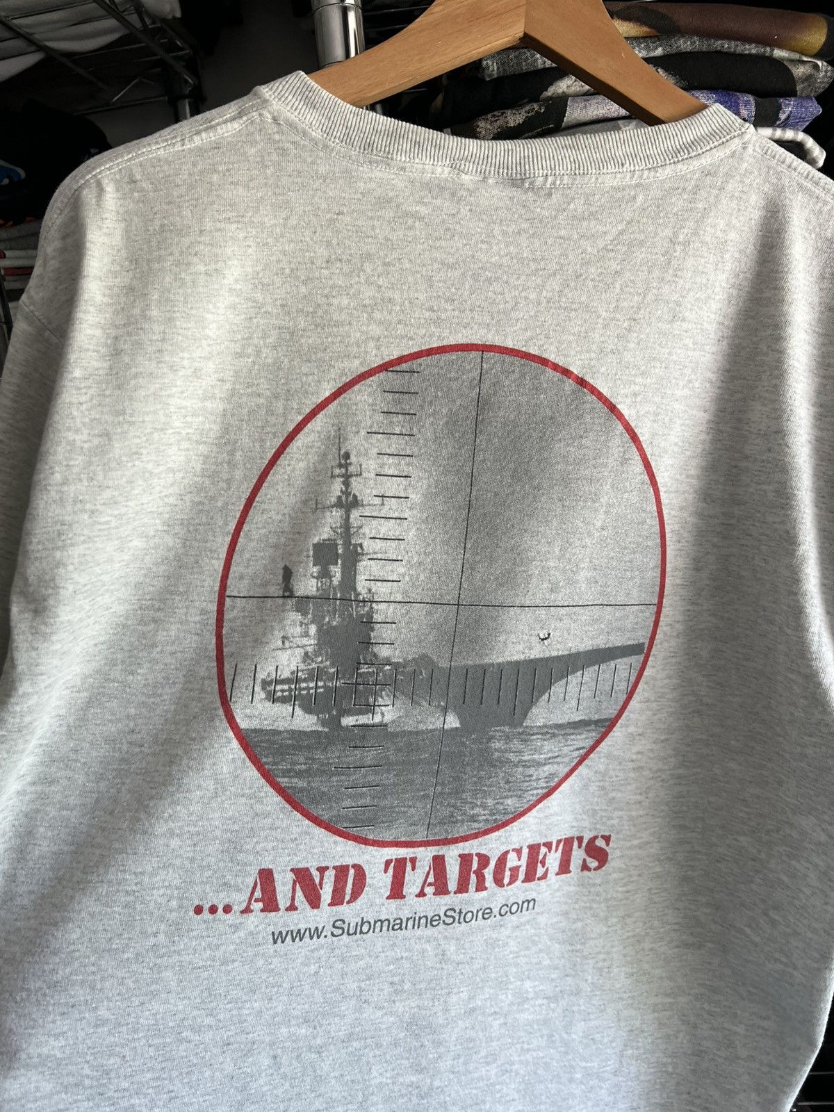 Fruit Of The Loom 2000s Submarines Types of Ships Targets Military Random Tee Size US L / EU 52-54 / 3 - 2 Thumbnail