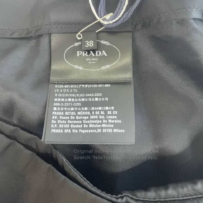 Prada Prada Black nylon skirt Size 25" / US 0 / IT 36 - 4 Thumbnail