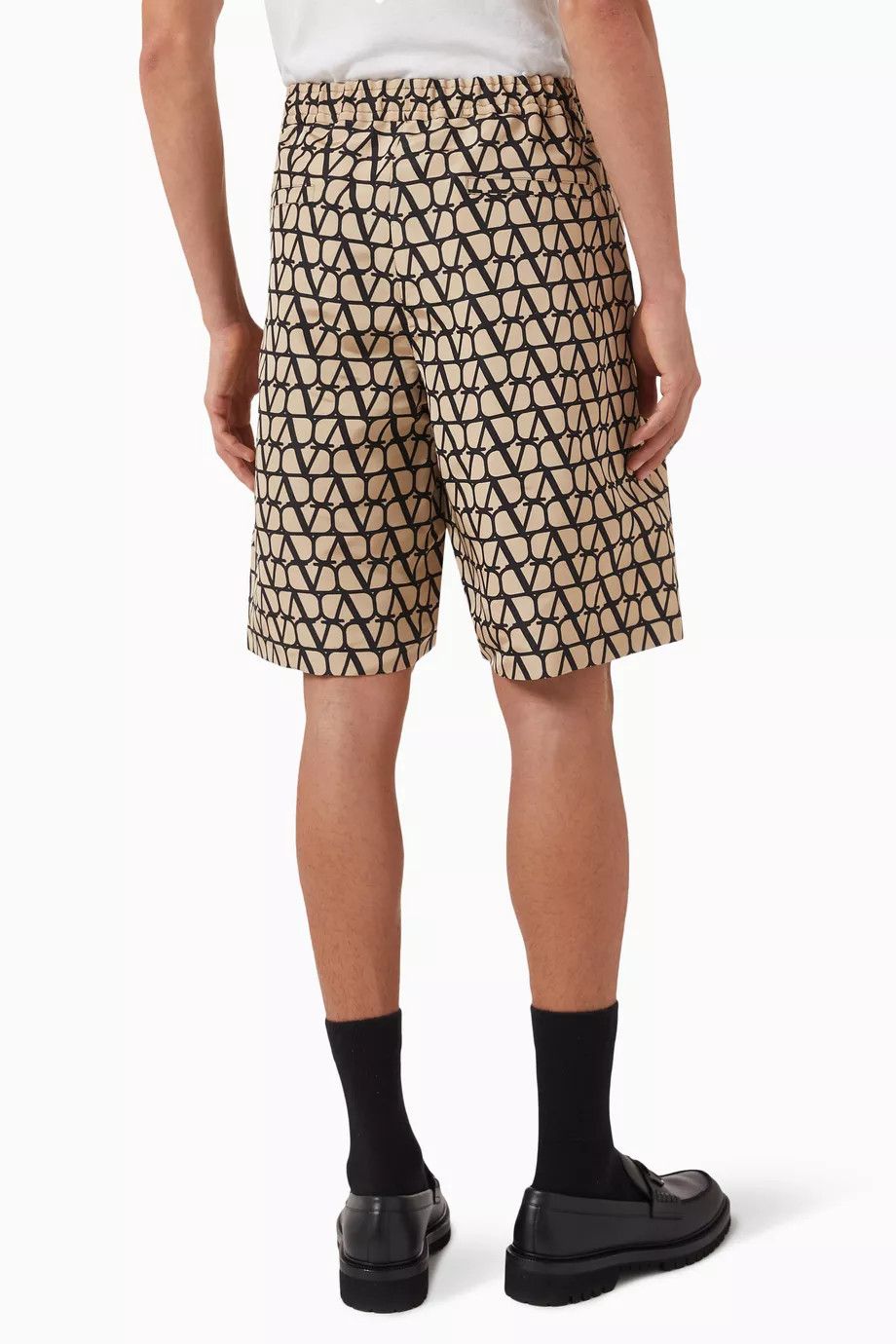 Valentino o1y0525 Short in Beige/Black Size US 30 / EU 46 - 3 Thumbnail