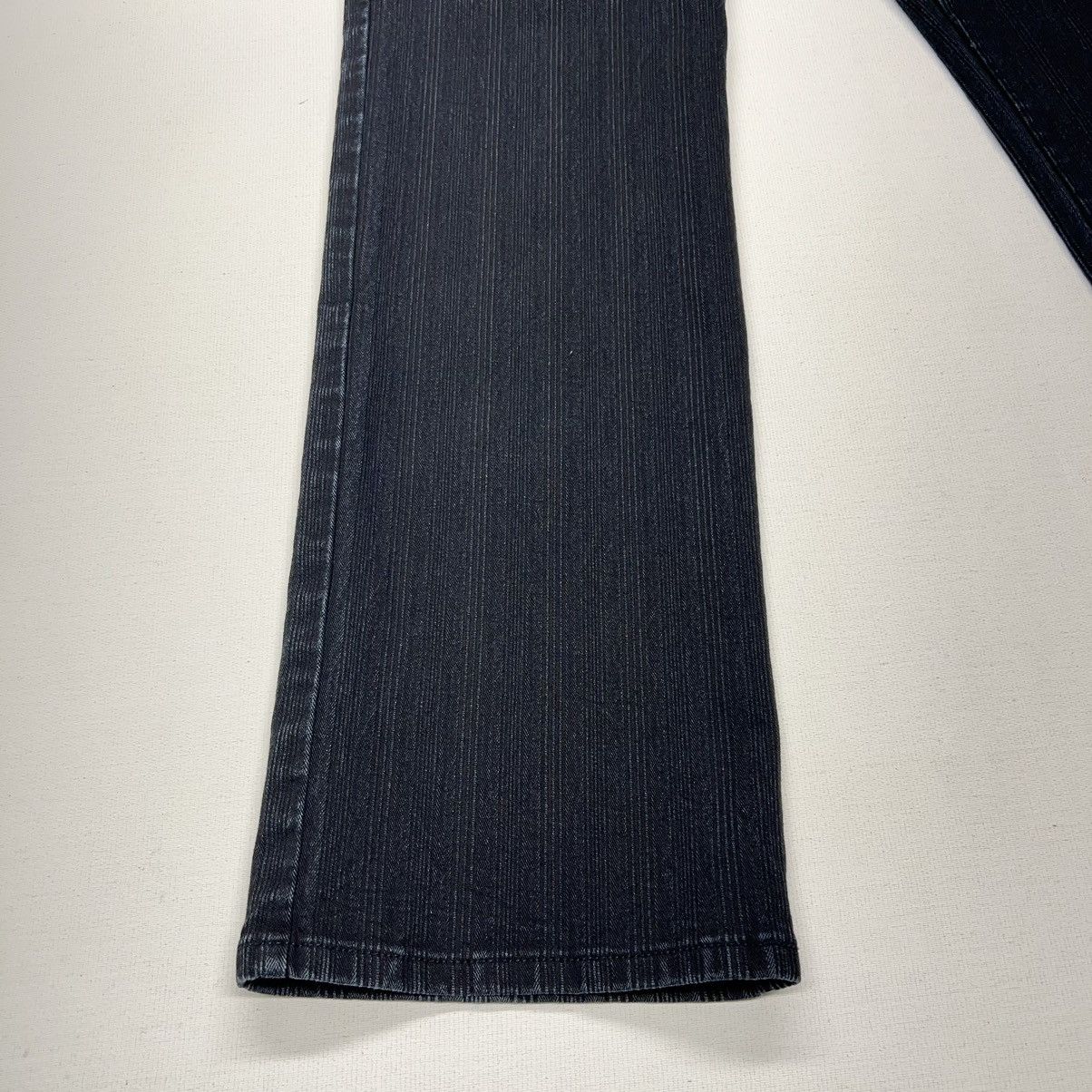 Vintage Christopher J Jeans Black Denim Y2K Grunge Baggy Faded Wide Size US 34 / EU 50 - 3 Thumbnail