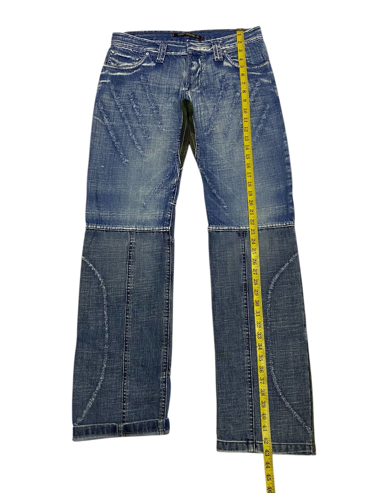 If Six Was Nine × Japanese Brand × Takeshy Kurosawa Takeshy Kurosawa “FEEL” Distressed Washed Denim Size US 32 / EU 48 - 18 Thumbnail