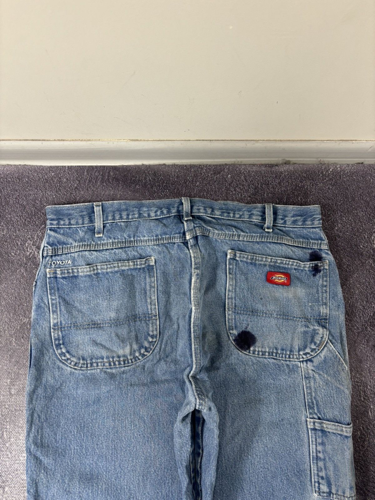 Dickies Vintage Dickies Toyota Embroidery Workwear Denim Baggy Jeans Size US 38 / EU 54 - 6 Thumbnail