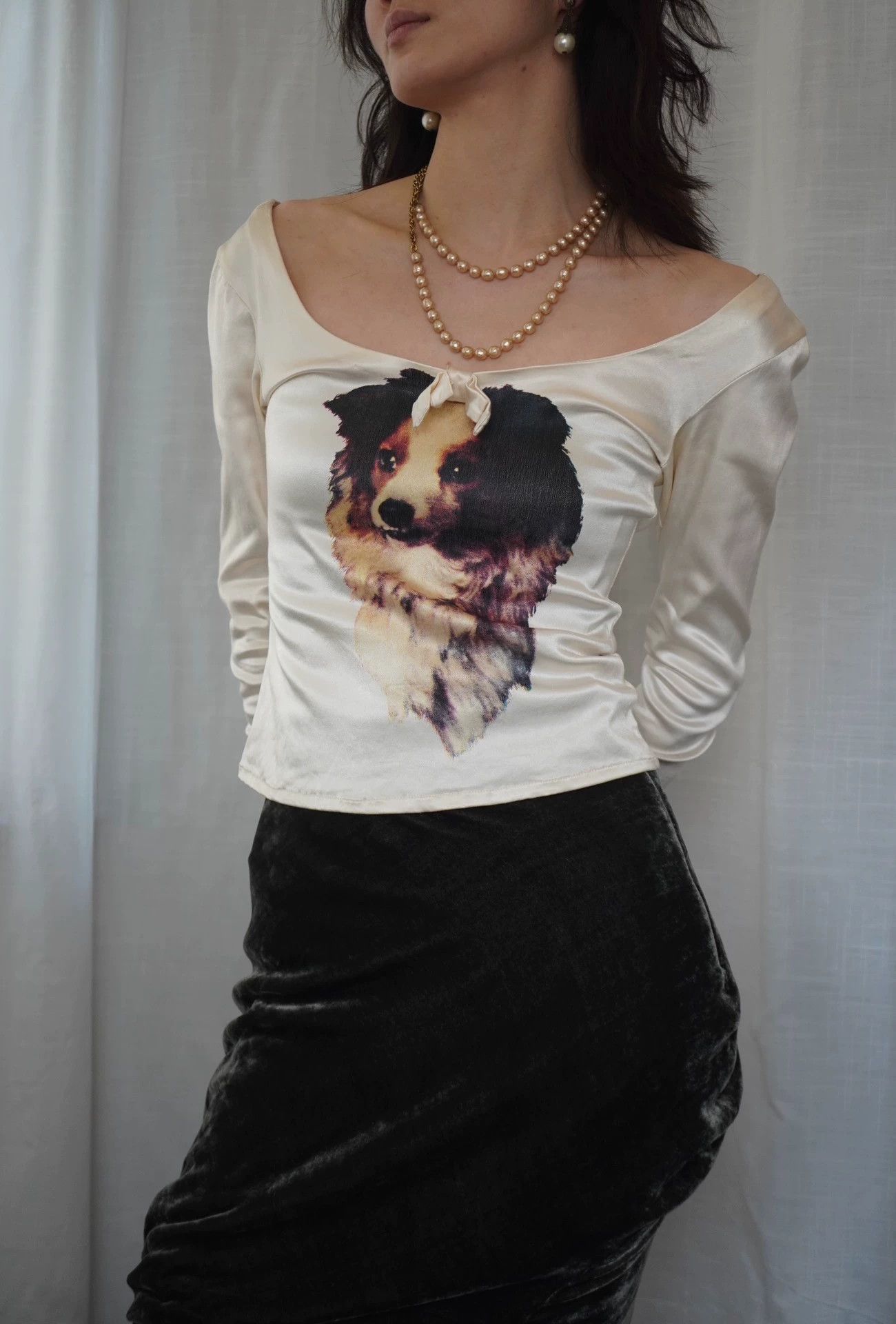 Chanel Chanel 1980s Double Pearl Long Necklace Size ONE SIZE - 7 Thumbnail