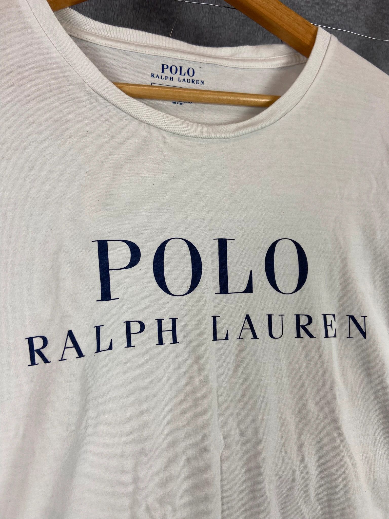 Ralph Lauren Ralph Lauren Big Spellout Logo Tee White L Size US L / EU 52-54 / 3 - 2 Thumbnail