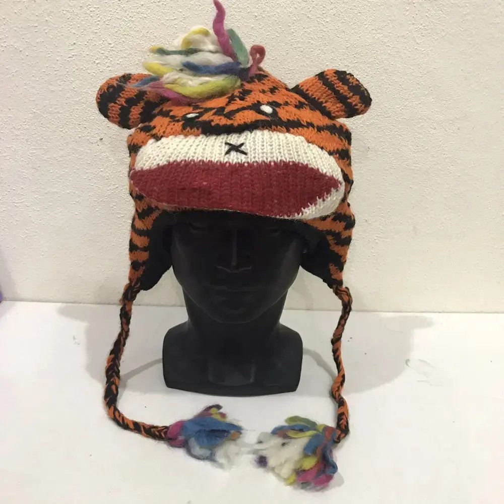 Cartoon Network Amina Tiger Face Bunny Horn Beanie Hat Size ONE SIZE - 2 Thumbnail