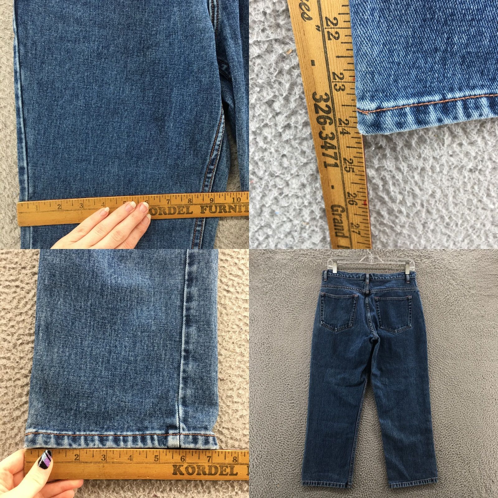 Calvin Klein Calvin Klein Capri Jeans Womens 7 Blue Denim Cotton High Rise Zip Capri Jeans Womens 7 Blue Denim Cotton High Rise Zip Size 28" / US 6 / IT 42 - 8 Thumbnail