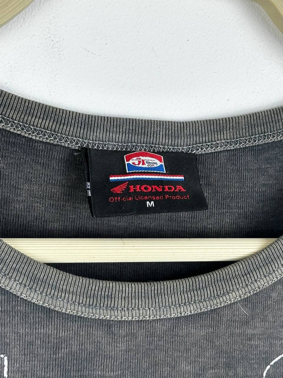 Honda × Vintage Vintage JT Racing Honda Flaming Crop Top Size M / US 6-8 / IT 42-44 - 7 Thumbnail