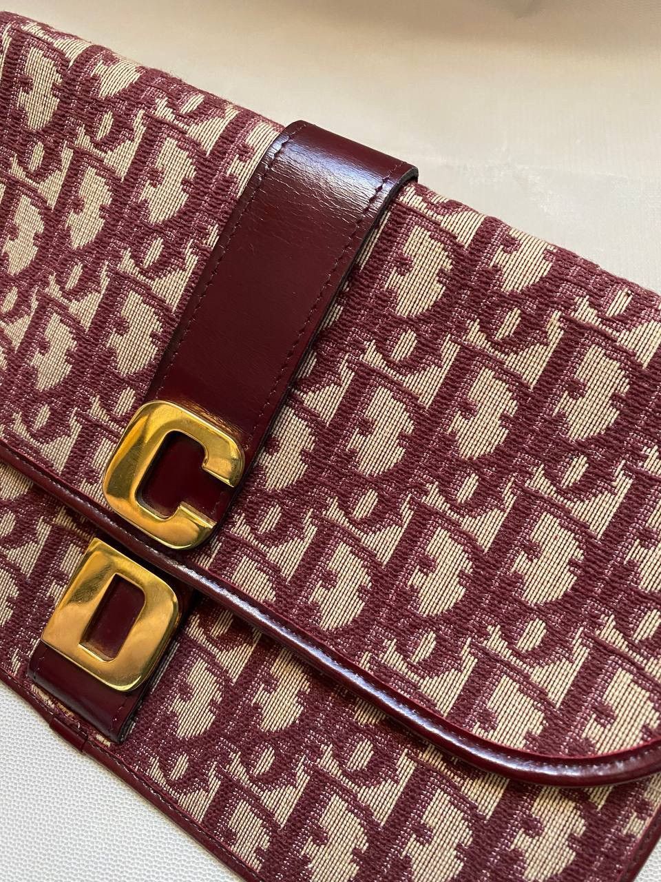 Christian Dior Monsieur × Dior 👜 Vintage Christian Dior Monogram Clutch very rare Size ONE SIZE - 9 Thumbnail