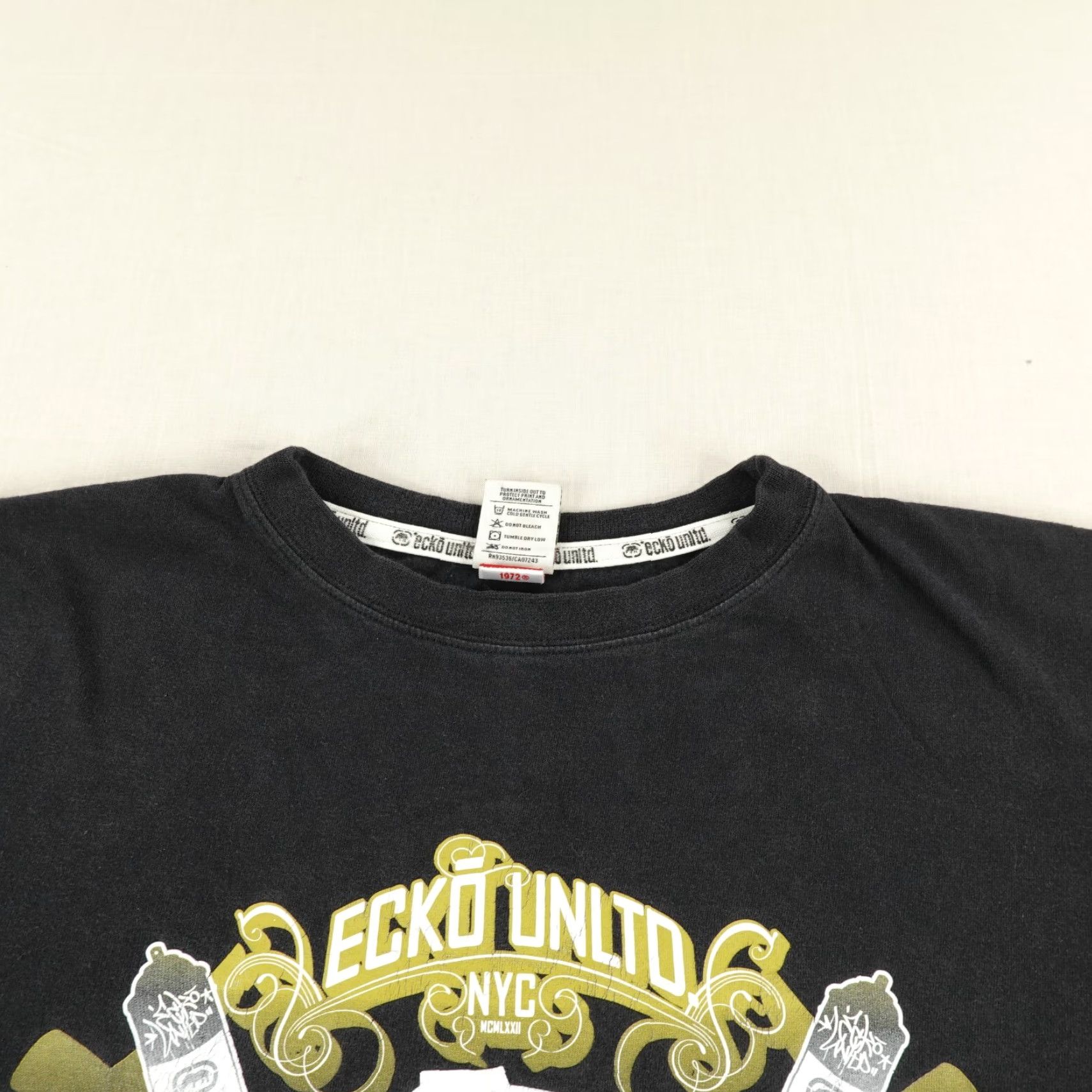 Ecko Unltd. VINTAGE Ecko Unltd Shirt Mens Large Black Graffiti Hip Hop Y2K Crewneck Tee Size US L / EU 52-54 / 3 - 2 Thumbnail
