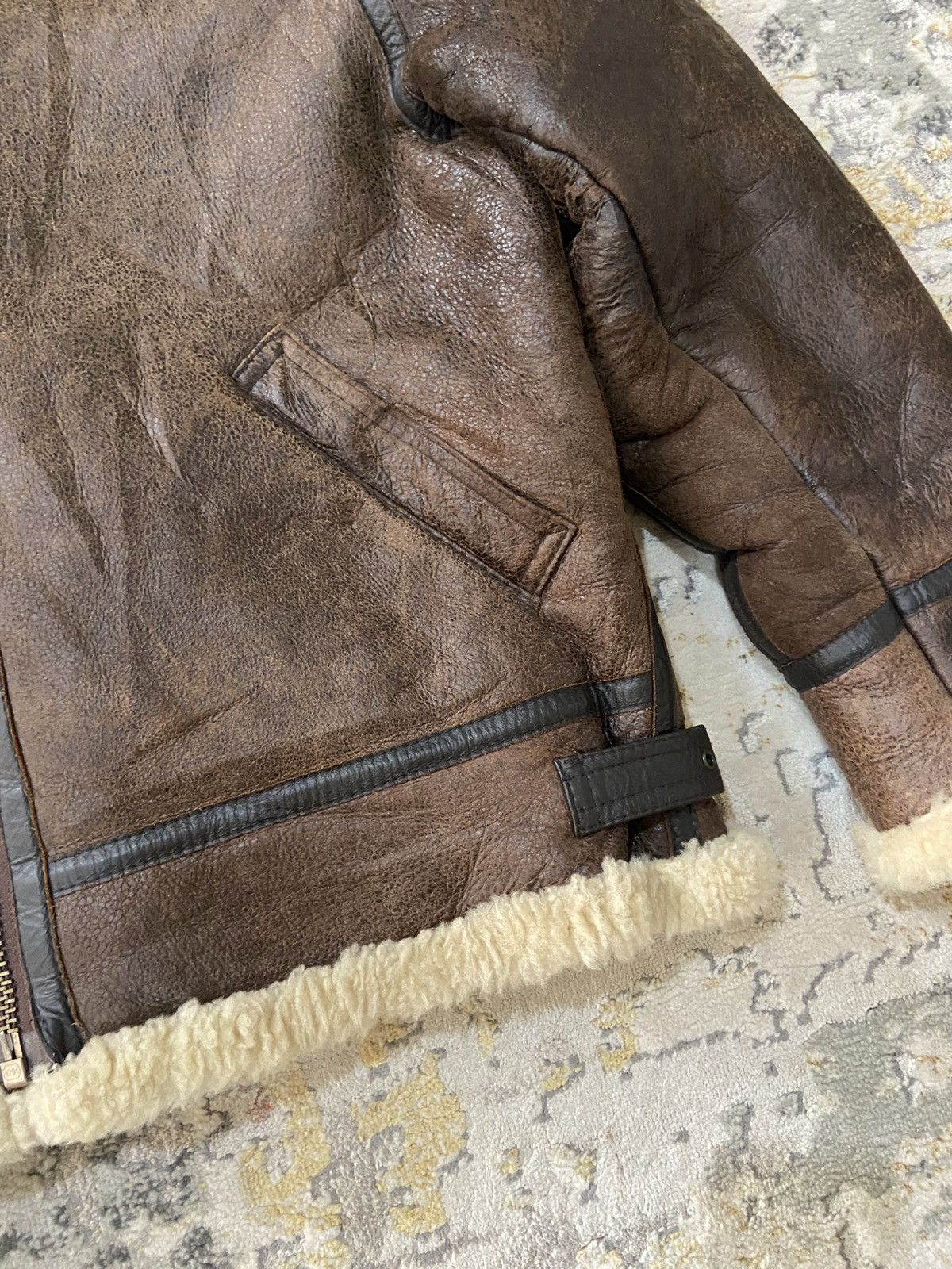 Vintage VINTAGE B3 WIND ARMOUR SHEEPSKIN SHERPA Size US L / EU 52-54 / 3 - 3 Thumbnail