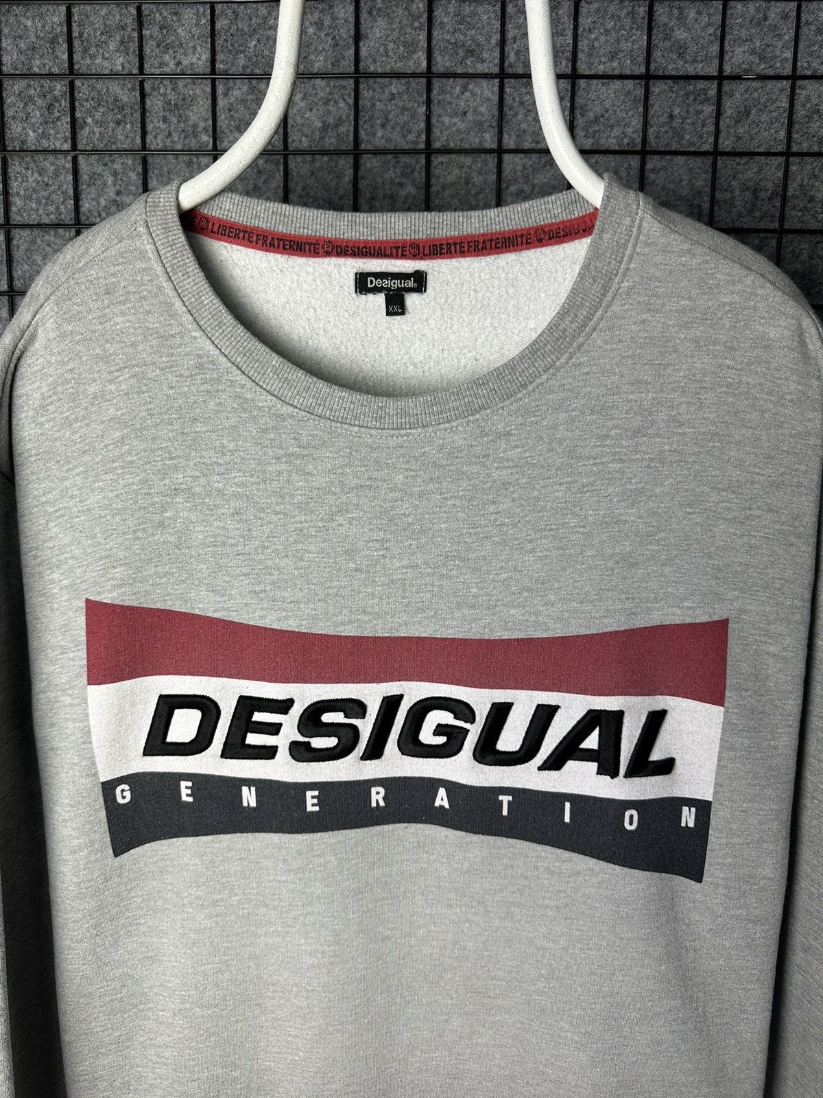 Desigual Desigual Streetwear Embroidered Logo Sweatshirt Size XXL Size US XXL / EU 58 / 5 - 3 Thumbnail