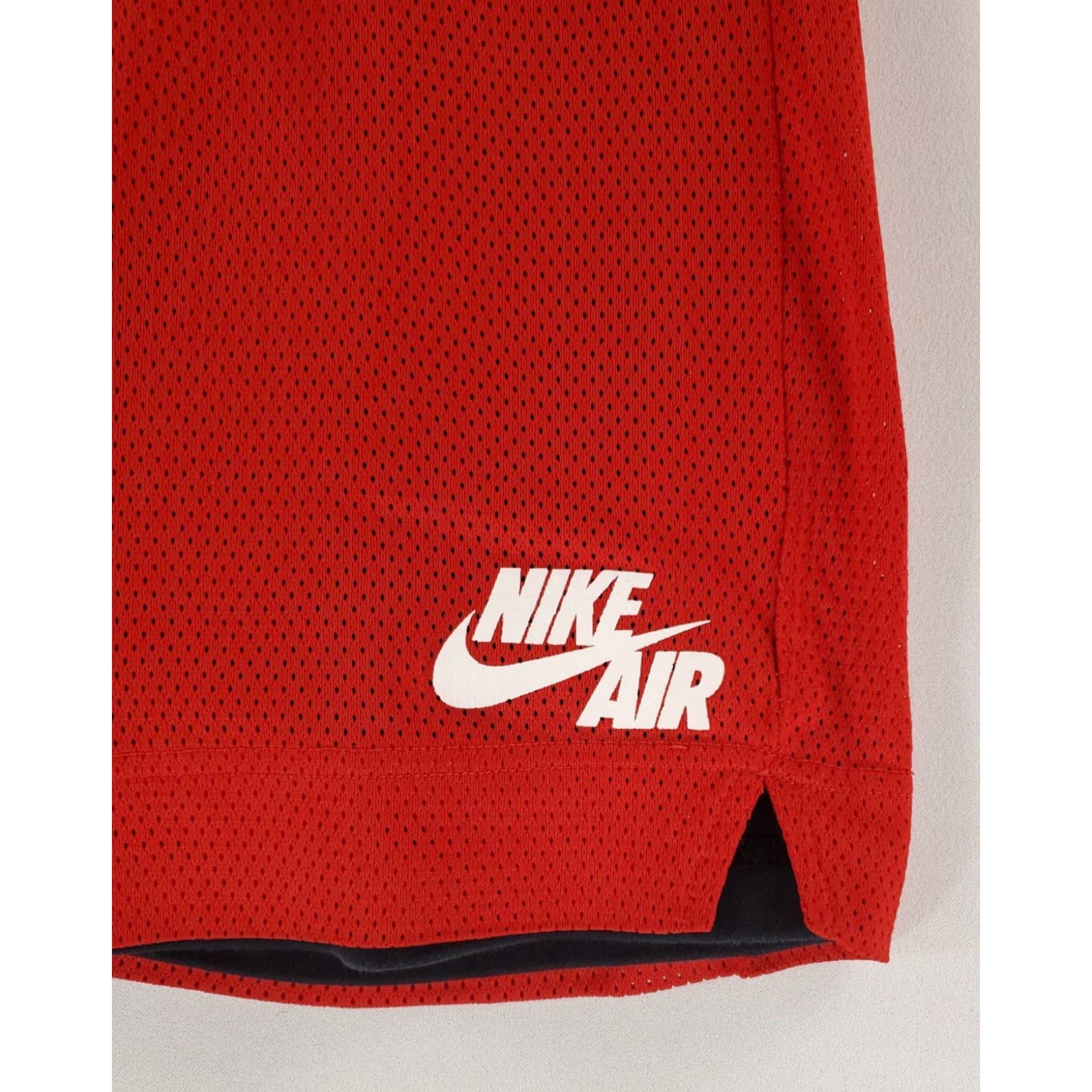Nike Nike Air Shorts Reversible Basketball Spellout Black Red Mens M Size US 31 - 2 Thumbnail