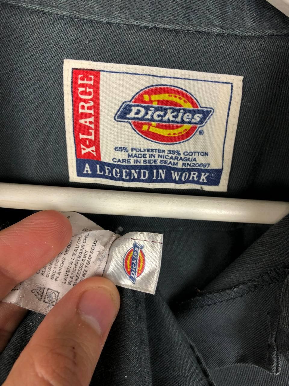 Dickies Dickies Vintage Shirt Work Legend Gray size XL Size US XL / EU 56 / 4 - 8 Thumbnail