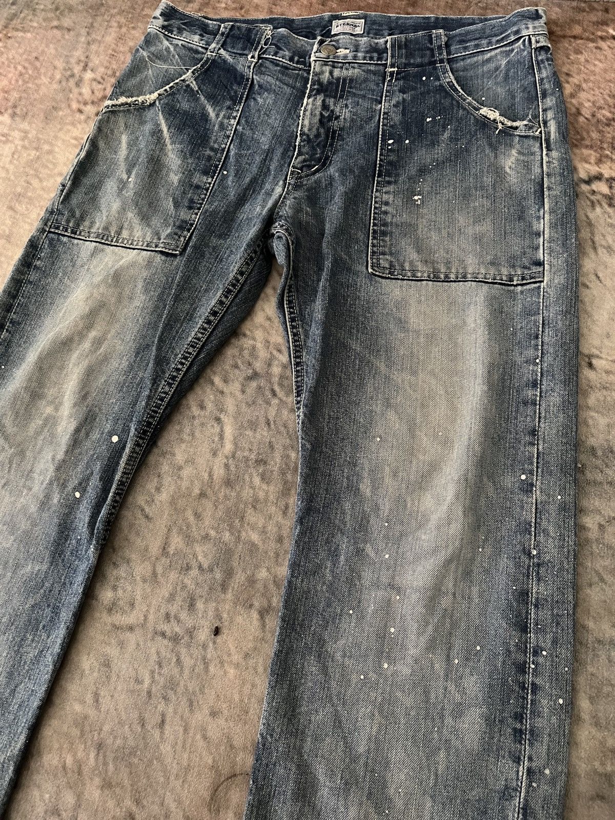Eternal × Japanese Brand × Vintage Baggy Eternal Workwear Denim Size US 34 / EU 50 - 14 Thumbnail