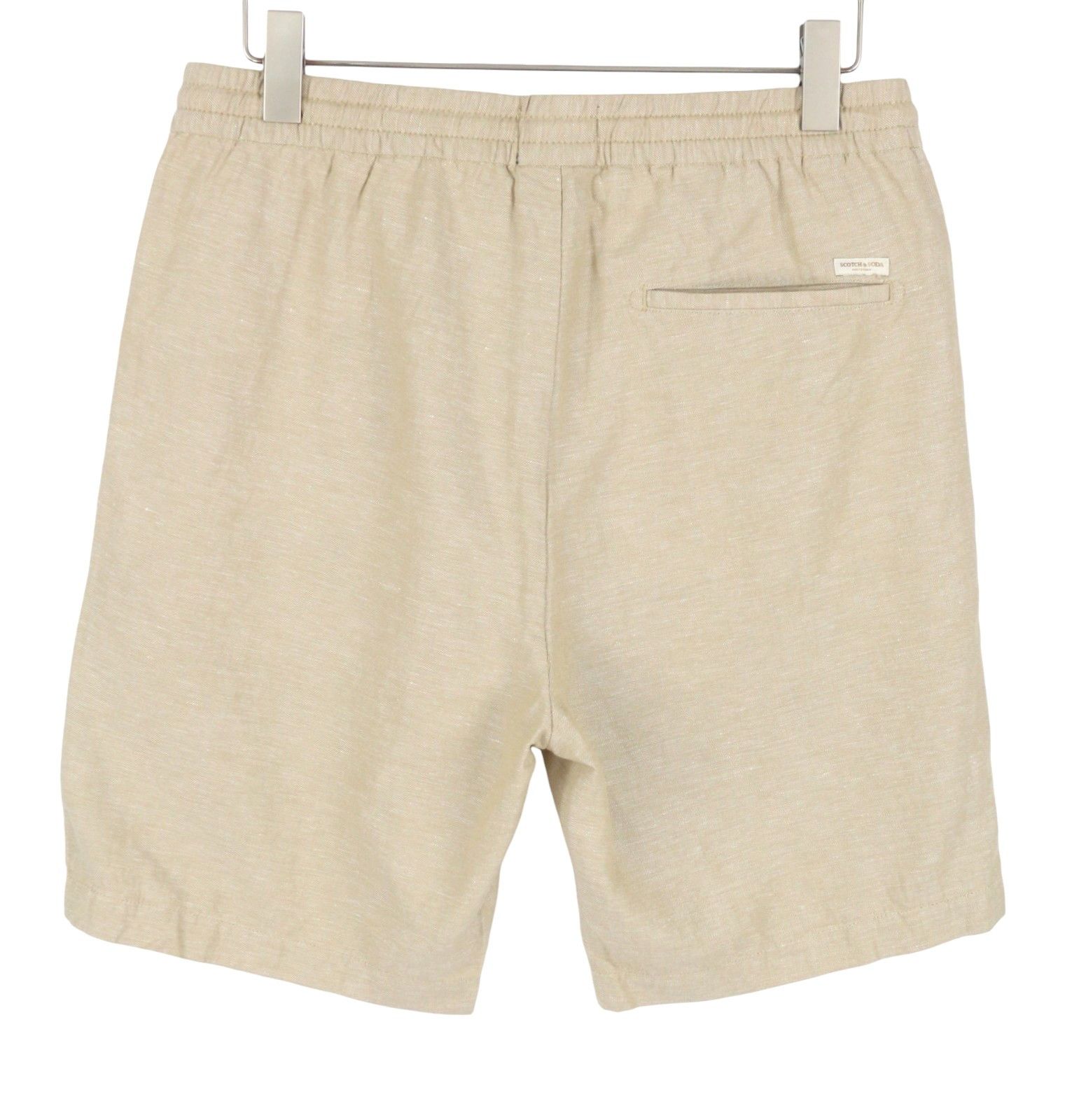 Scotch & Soda FAVE W33 Beige Melange Cotton Drawstring Waist 91025 Size US 33 - 4 Thumbnail