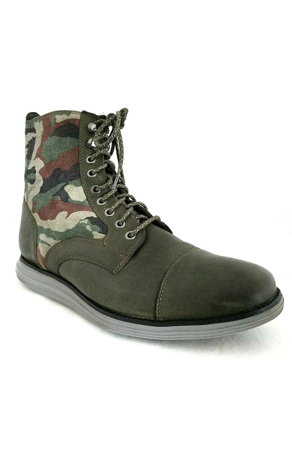 Cole Haan COLE HAAN Lunargrand Boots Green Camo Waterproof  display picture 1