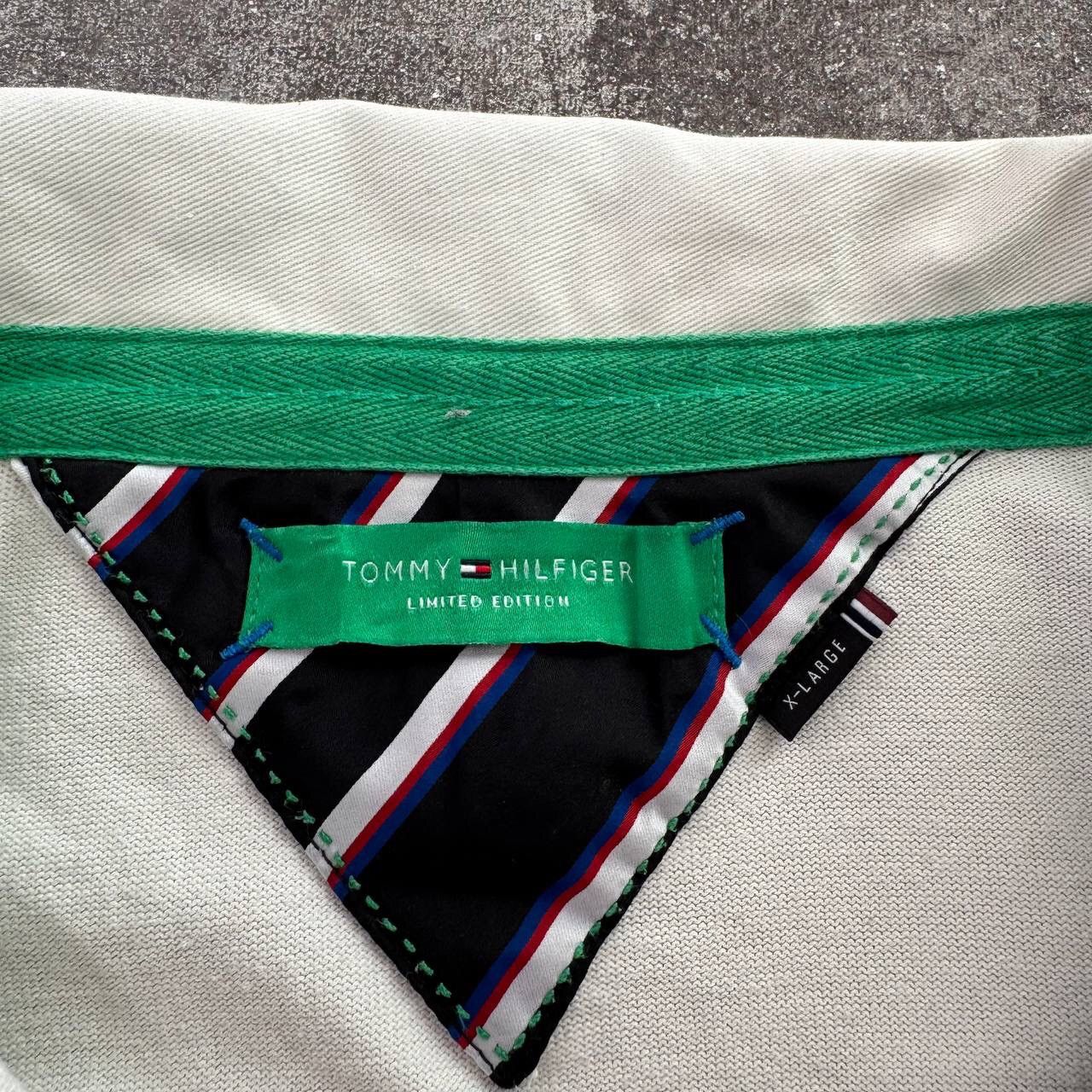 Tommy Hilfiger Tommy Hilfiger USA Vintage Stripped Rugby Long Sleeve Shirt Size US XL / EU 56 / 4 - 12 Thumbnail
