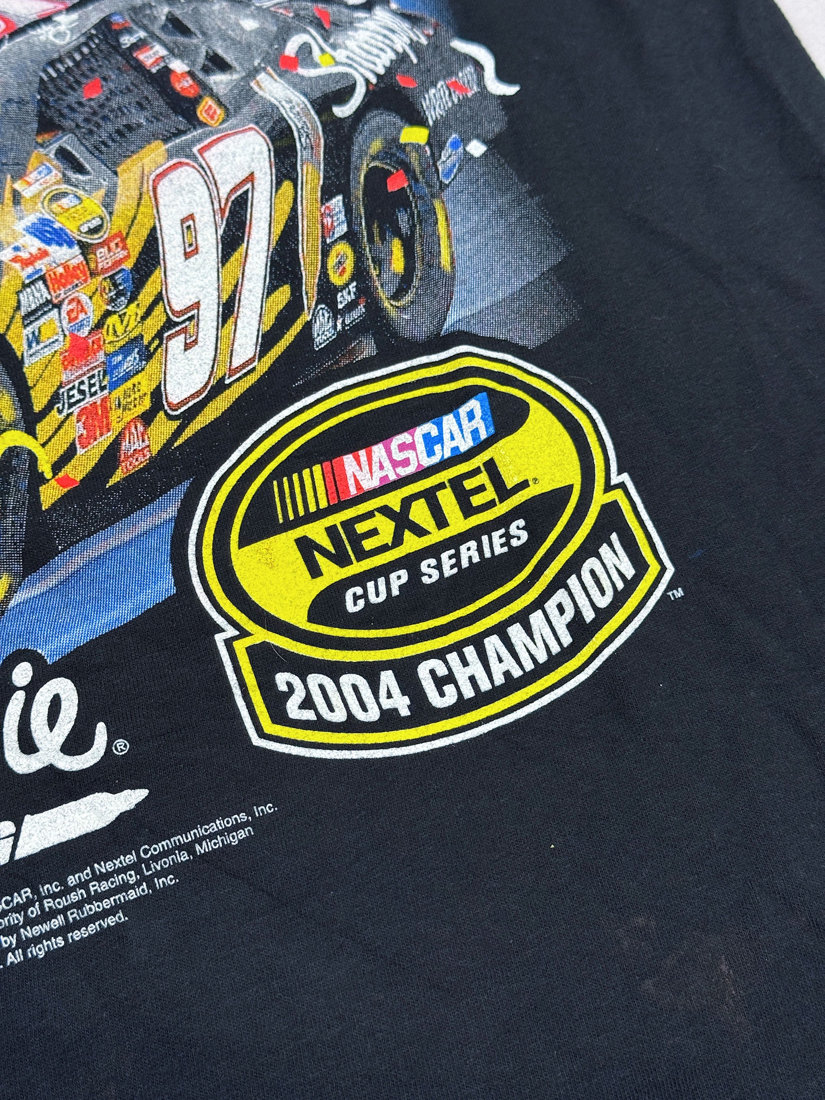 NASCAR 2004 Nascar Nextel Cup Racing T-Shirt #97 Kurt Busch Size US XL / EU 56 / 4 - 18 Thumbnail