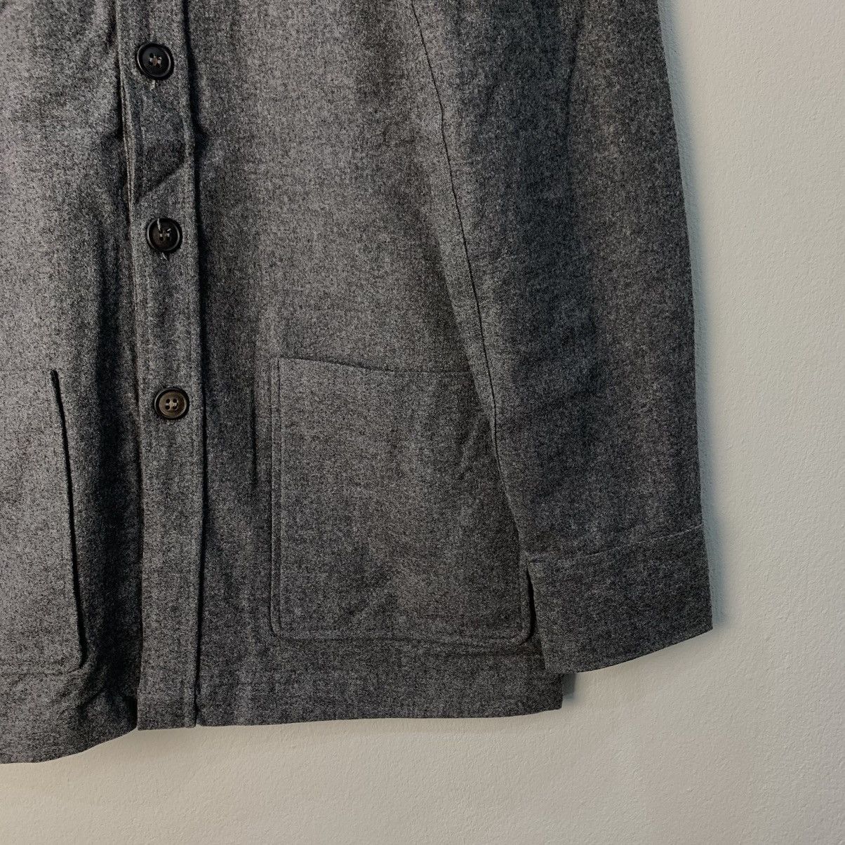 A.P.C. A.P.C Denim Shirt Workwear Design Fleece Size US S / EU 44-46 / 1 - 6 Thumbnail