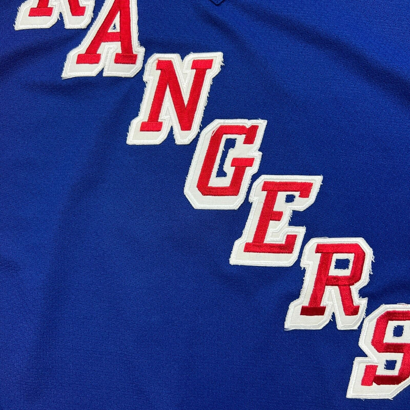 Ccm × NHL × Vintage 90s CCM New York Rangers Hockey Jersey Small Knit Sewn NHL Size US S / EU 44-46 / 1 - 4 Thumbnail