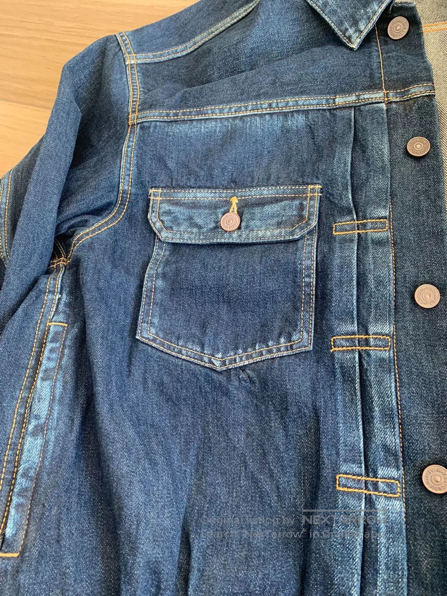 Visvim VISVIM SS 101XX DMGD MUD Denim Jacket. Size US XL / EU 56 / 4 - 7 Thumbnail
