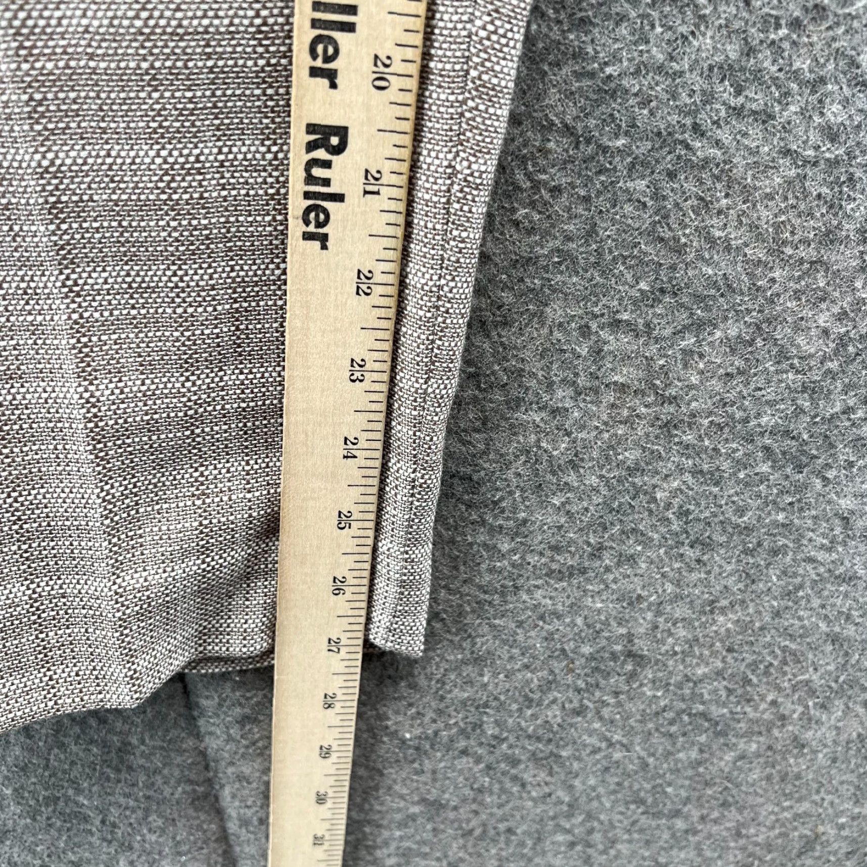 Pendleton Pendleton Dress Pants Women 16P Beige Wool High Waist Pleated Straight Leg NEW Size 25" / US 0 / IT 36 - 4 Thumbnail