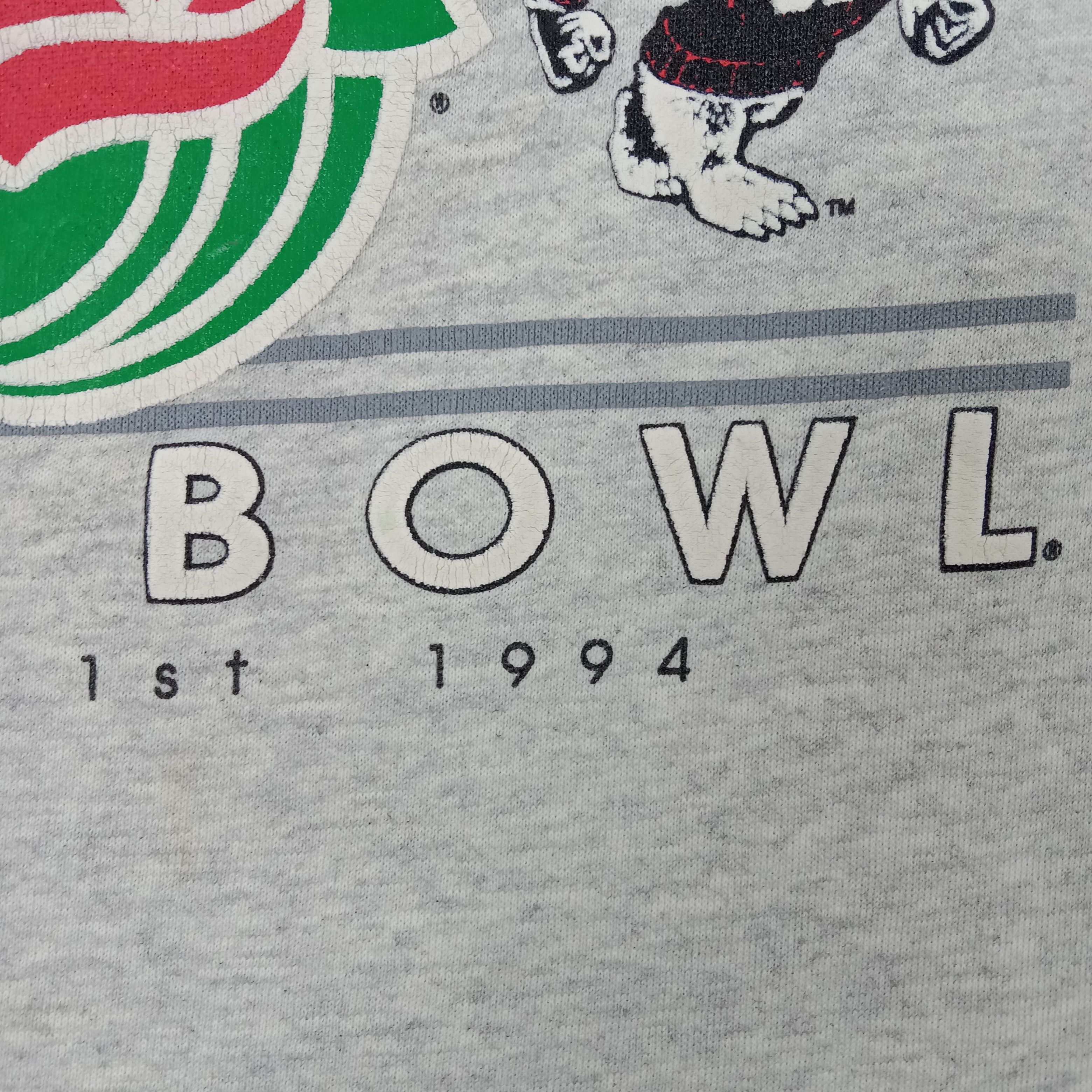 Hanes 90's Wisconsin Badgers Football Team NFL Sweatshirt C243N30 Size US XL / EU 56 / 4 - 3 Thumbnail