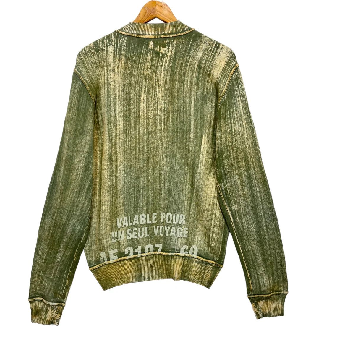 Diesel VTG JUNYA WATANABE STYLE WASHED TRASHED DIESEL SWEATSHIRT Size US S / EU 44-46 / 1 - 4 Thumbnail