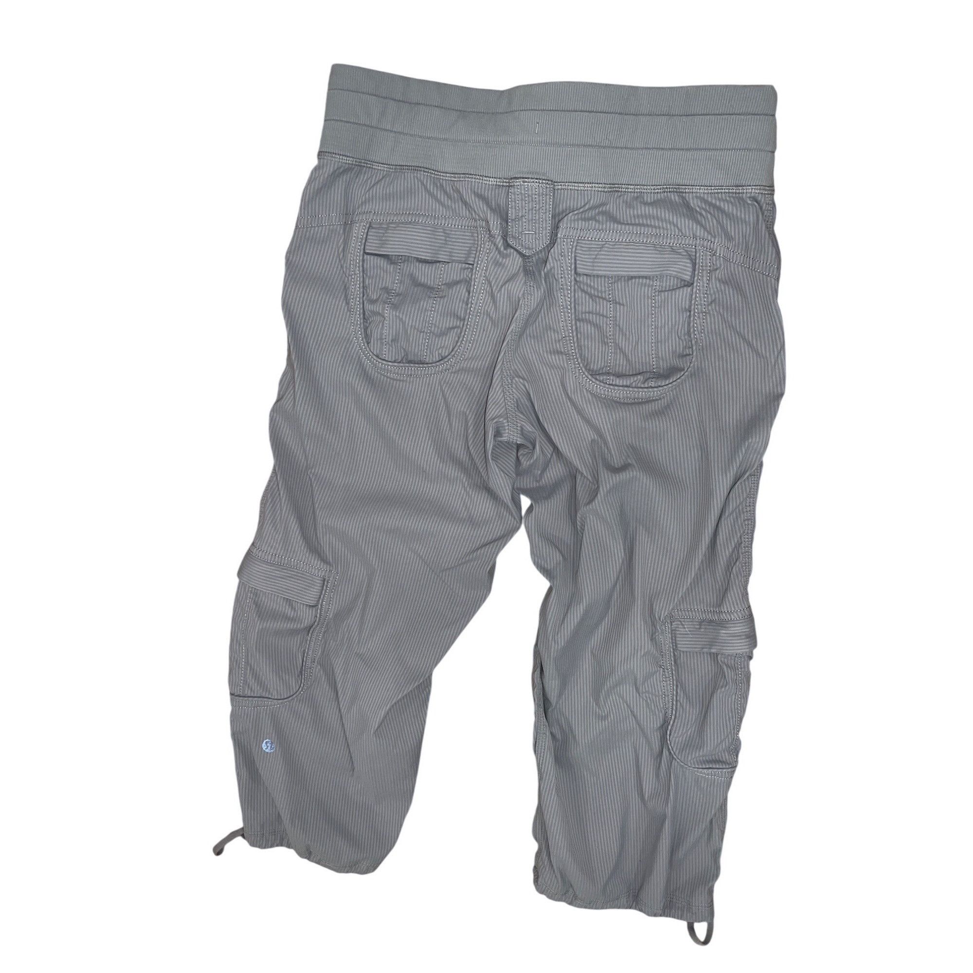 Lululemon Lululemon Fossil Gray Yoga Camp Crop Pants Size 4 With Draws Size 27" / US 4 / IT 40 - 5 Thumbnail