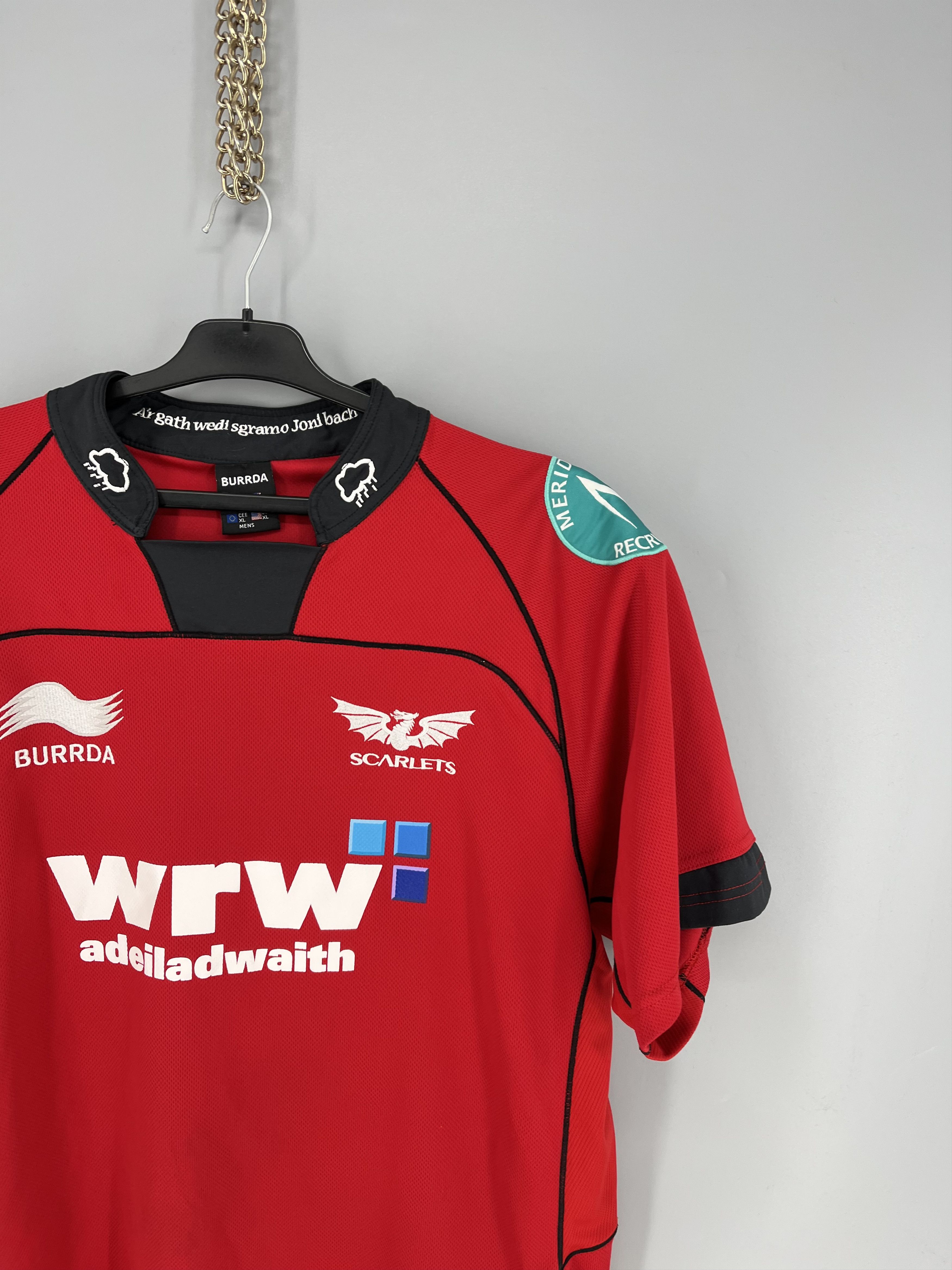 Vintage Llanelli Scarlets Rugby Home Shirt 2007/2008 - Kooga Size XL Size US XL / EU 56 / 4 - 5 Thumbnail