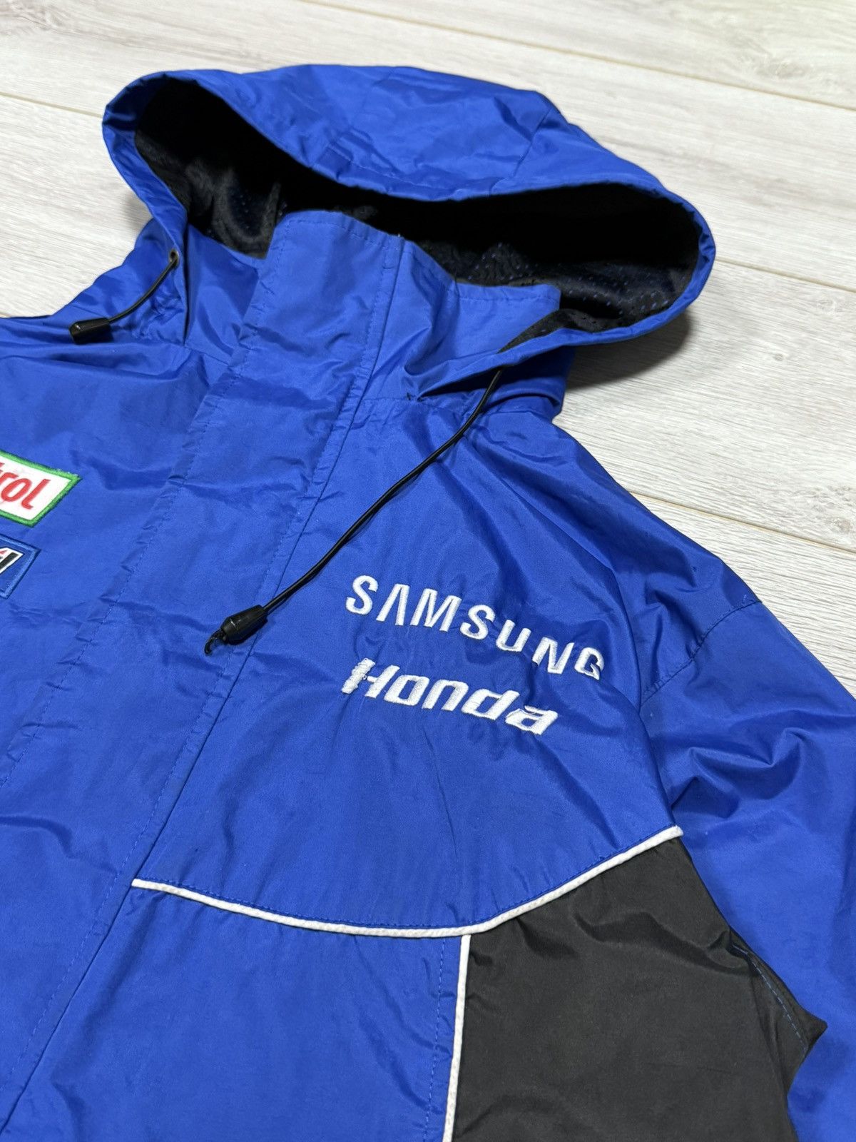 Honda Honda Samsung vintage big logo jacket zip hood Size US M / EU 48-50 / 2 - 5 Thumbnail