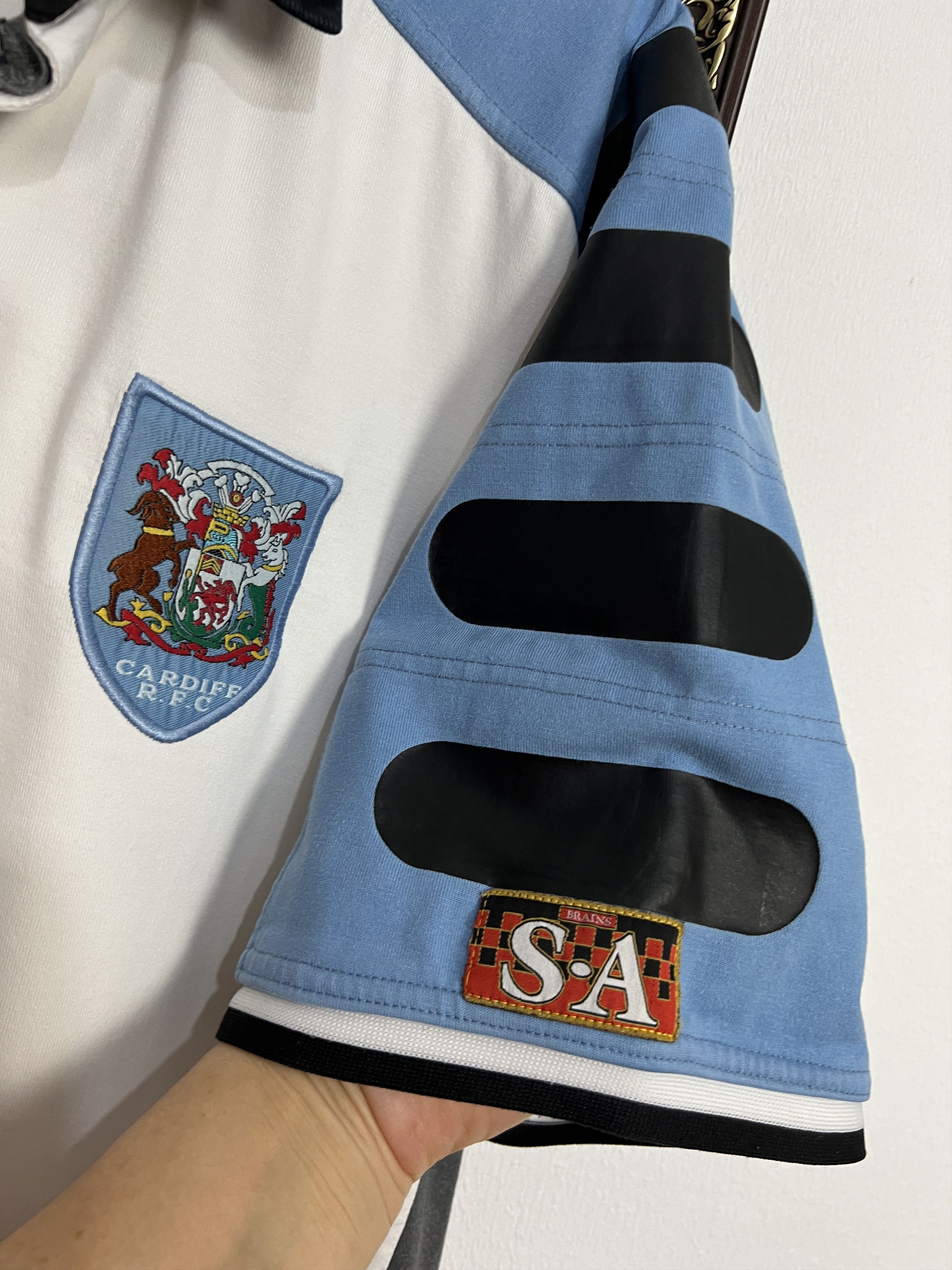 Fila Vintage 2000 Cardiff Blues Rugby Union Jersey Shirt Trikot Size US XXL / EU 58 / 5 - 4 Thumbnail