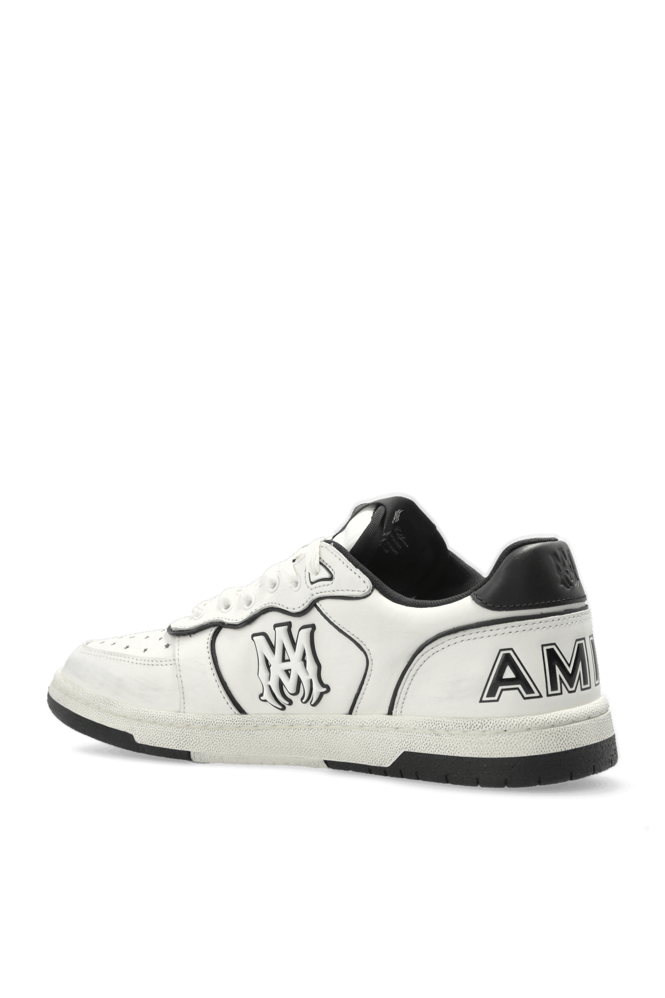 Amiri os11x0326 Newport Sports Sneakers in White/Black Size US 10 / EU 43 - 5 Thumbnail
