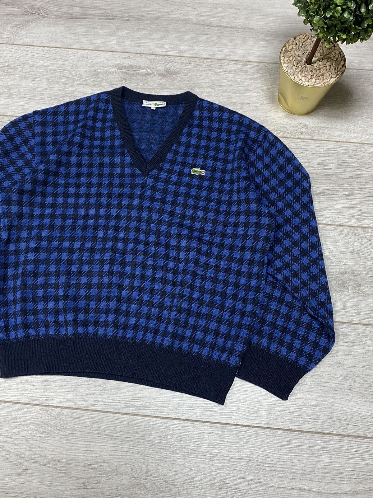Lacoste Lacoste chemise France wool vintage sweater over print Size US M / EU 48-50 / 2 - 4 Thumbnail
