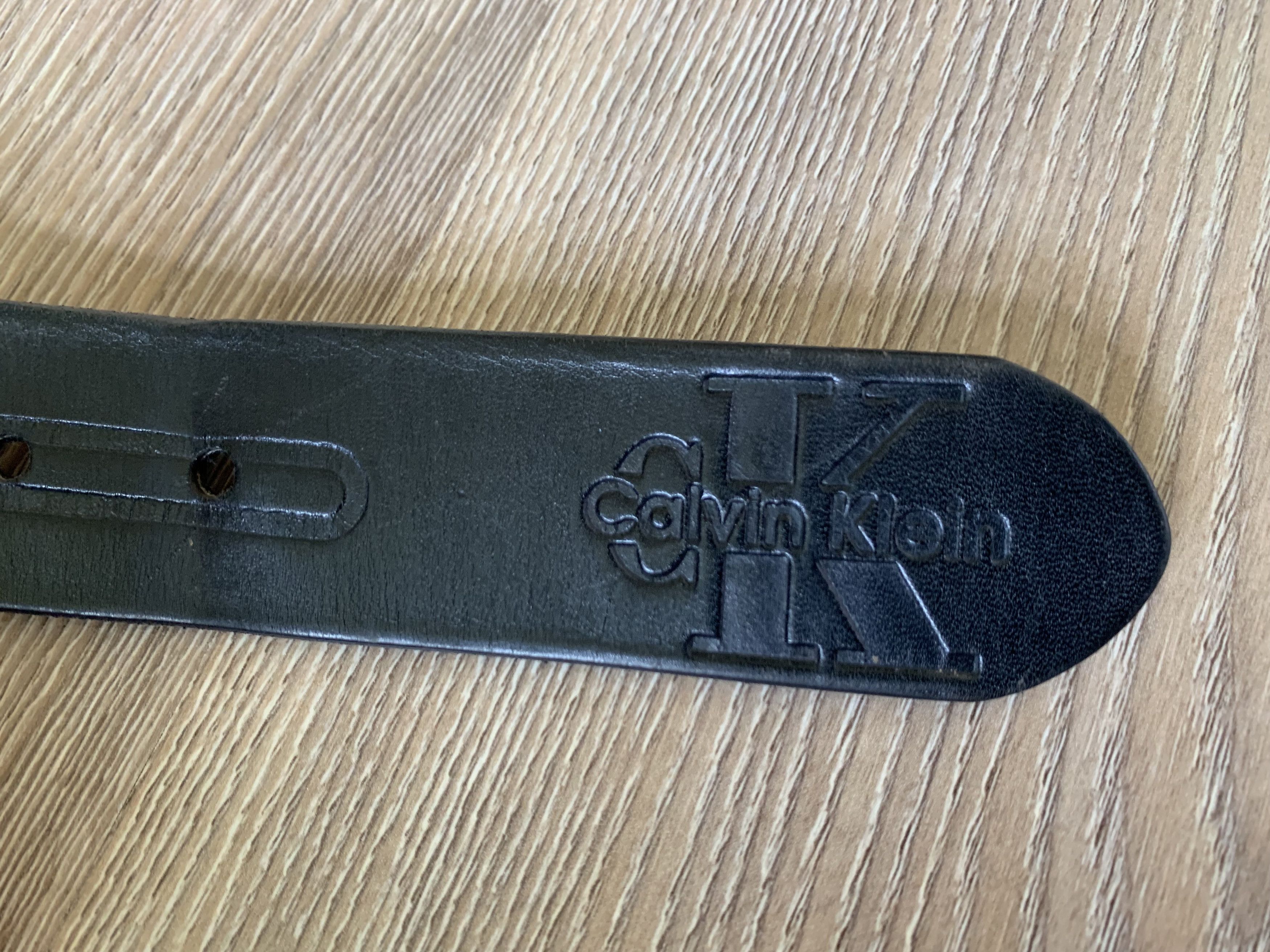 Calvin Klein Calvin Klein Vintage Black Leather Belt Size ONE SIZE - 6 Thumbnail