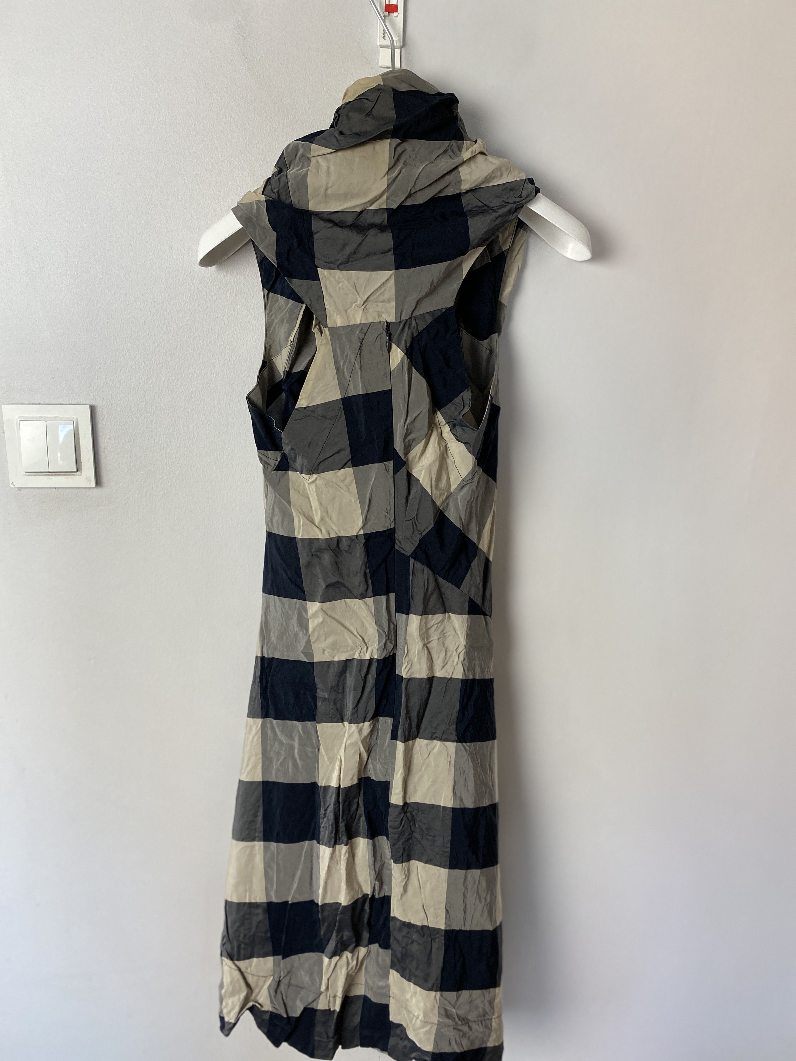 Allsaints Allsaints Dellal mini dress checkered cupro Size XS / US 0-2 / IT 36-38 - 5 Thumbnail