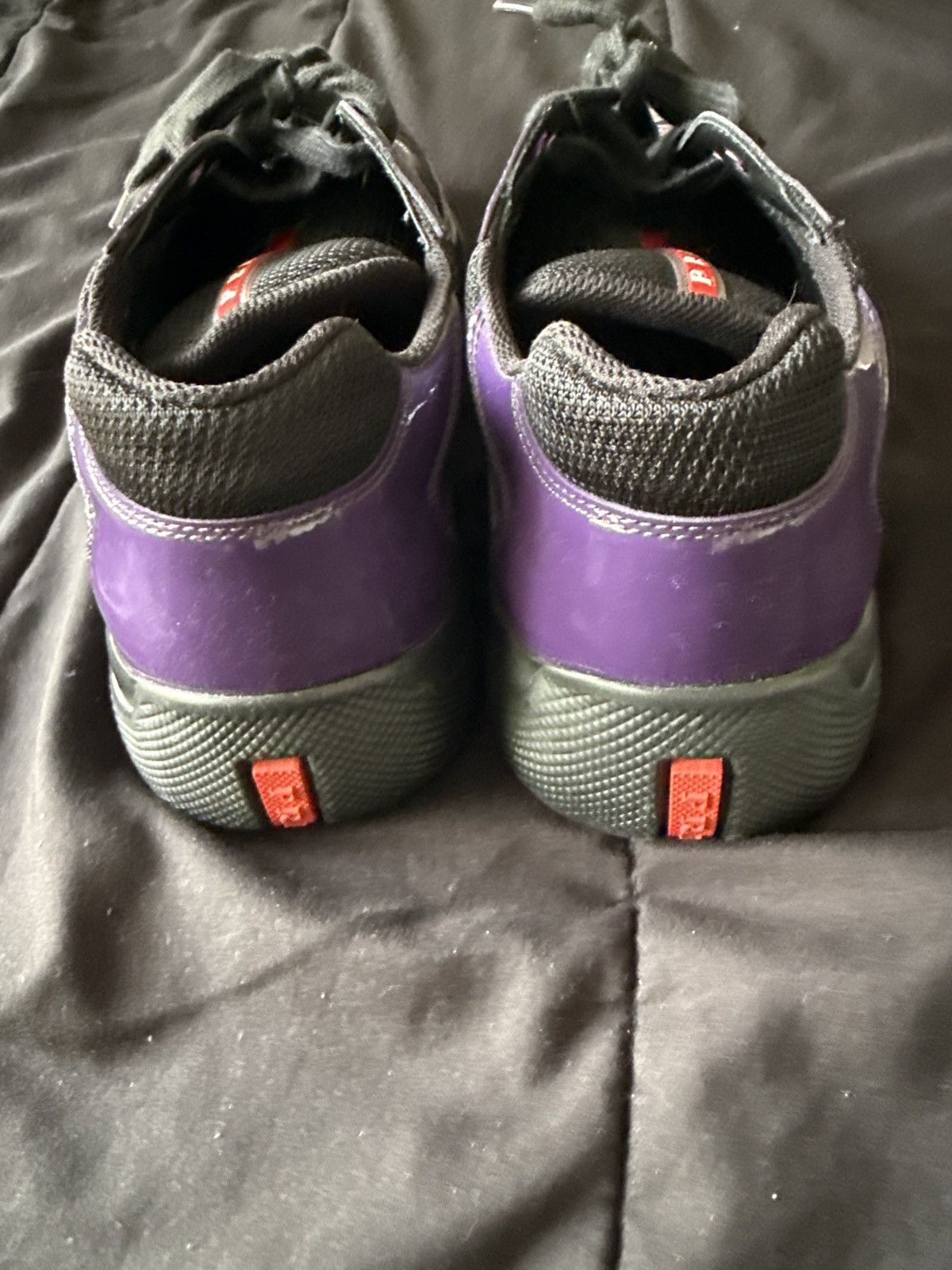 Prada Prada america cup BLK/PRPL Size US 10.5 / EU 43-44 - 4 Thumbnail