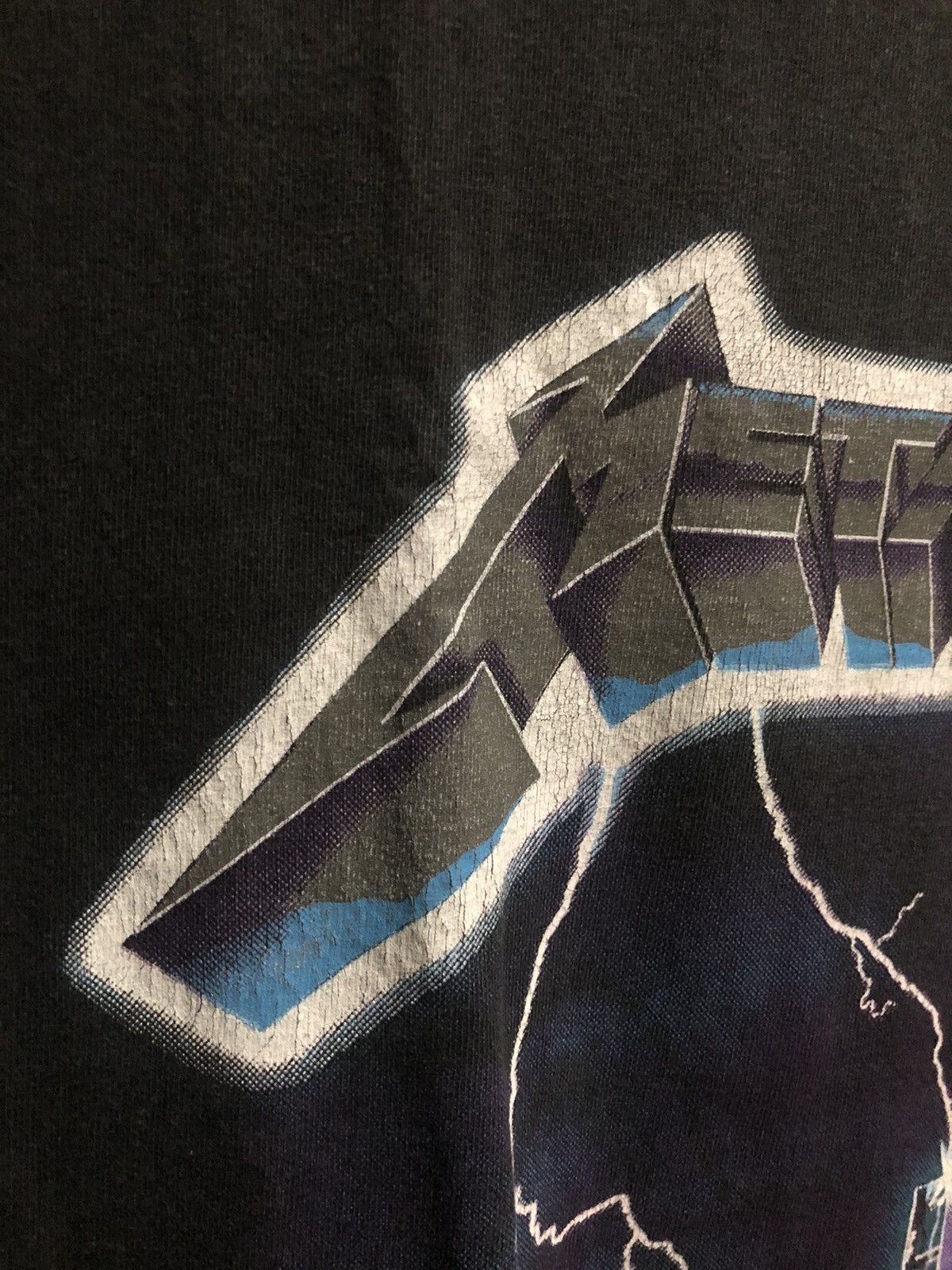 Band Tees × Metallica Vintage 1994 Metallica Ride The Lightning Shirt Giant Size US L / EU 52-54 / 3 - 7 Thumbnail