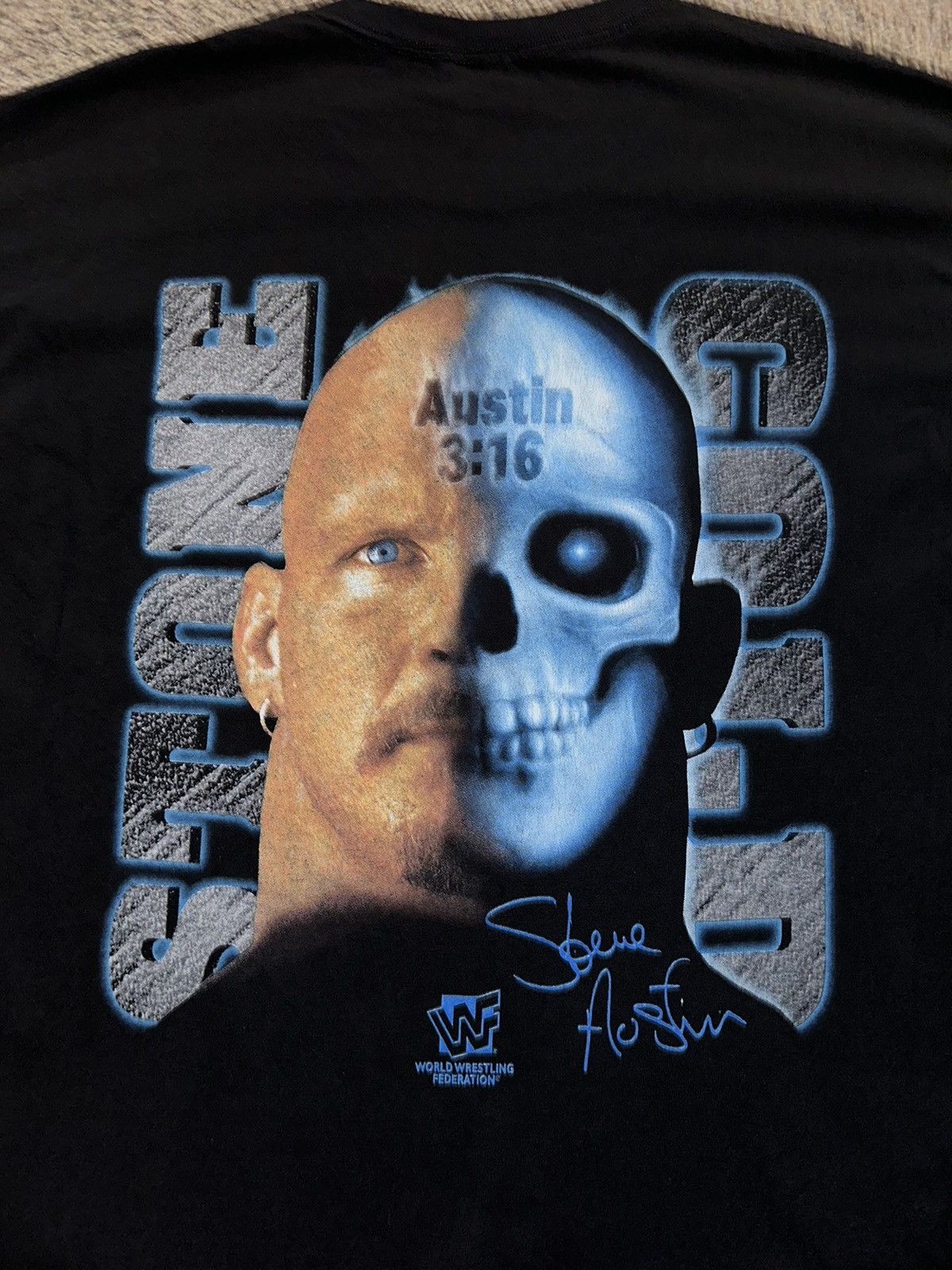 Vintage Vintage Stone Cold Steve Austin Other Side Jackass! T-Shirt Size US XL / EU 56 / 4 - 4 Thumbnail
