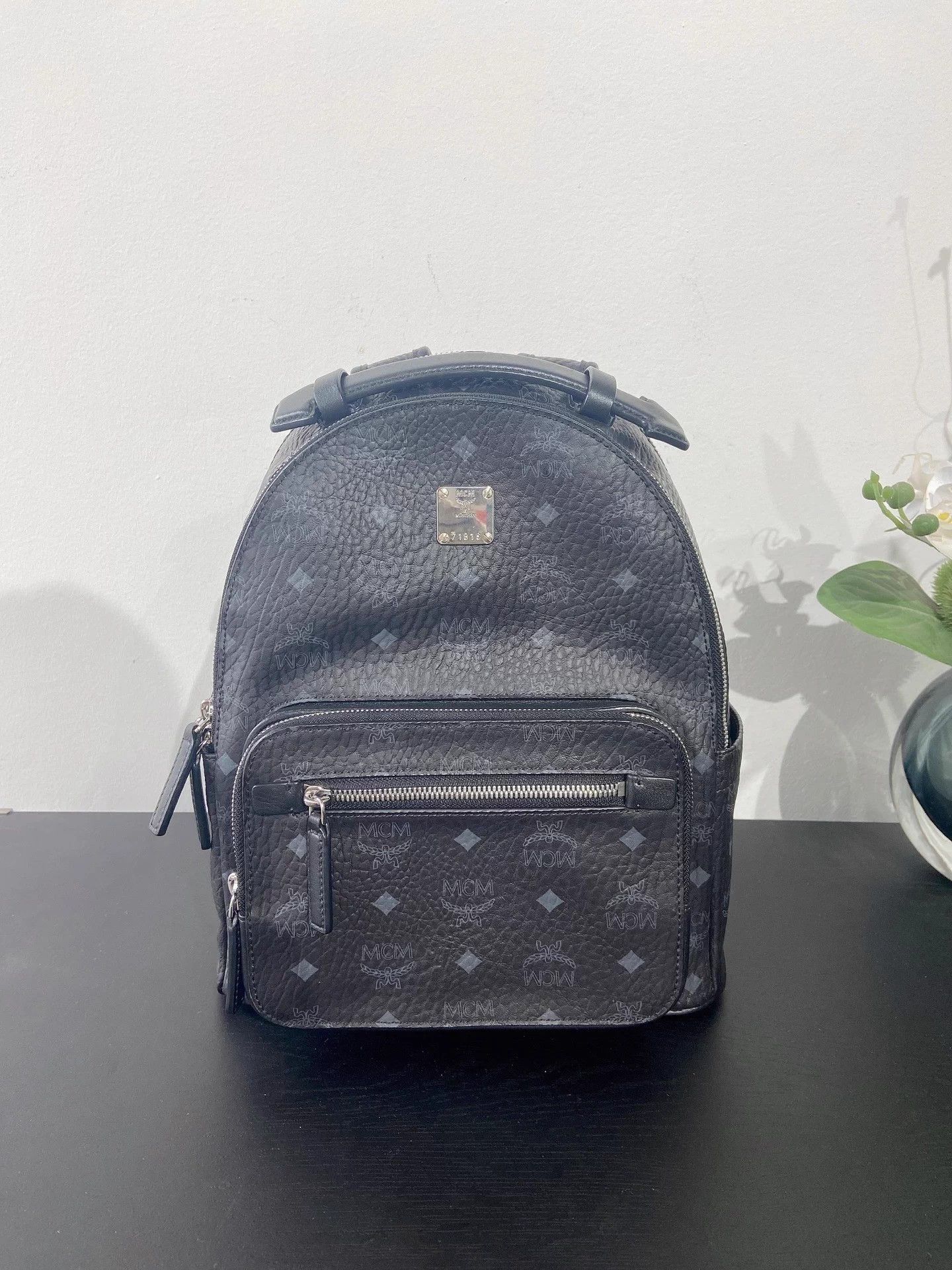 Issey Miyake MCM black small backpack 26x32x12 99 new Size ONE SIZE - 1 Thumbnail